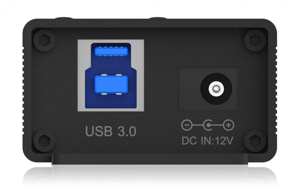 Hub 16+1 port usb icybox 16x usb; 1x usb laden usb3.2 gen1 retail