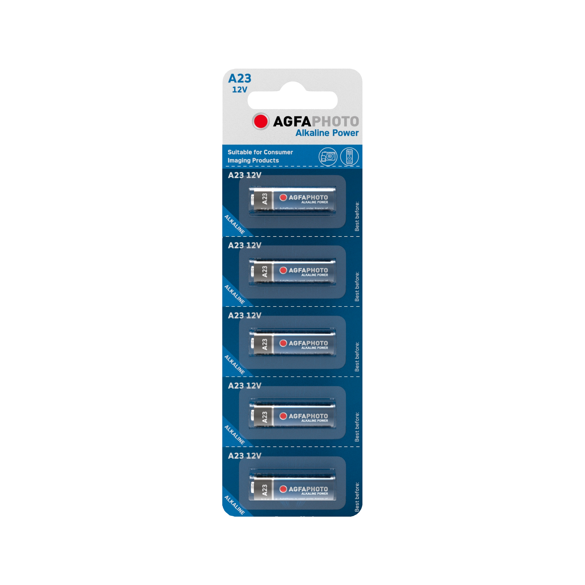 Agfaphoto a23 lr23 baterija 5 vnt.
