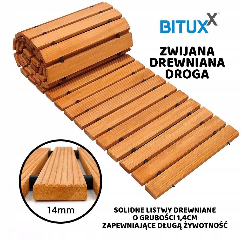 Medinis sodo takas Bituxx, 250x 43cm, 1 vnt.