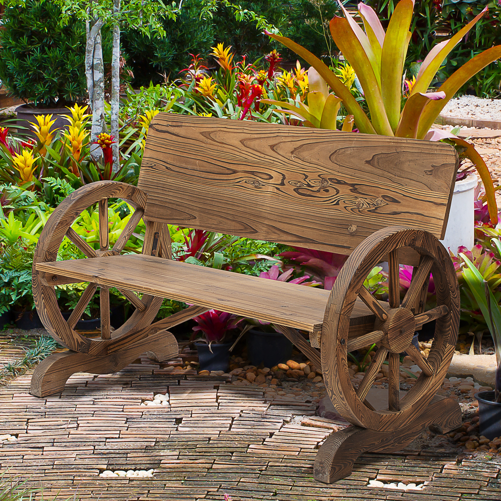 Sodo suoliukas 114 × 58 × 80 cm