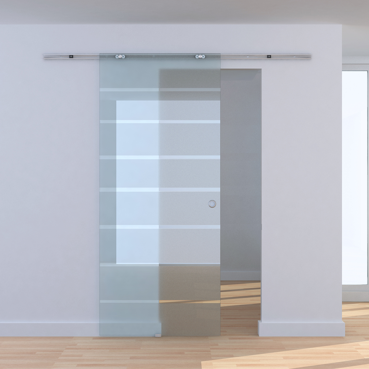 Stiklinės stumdomos durys 2050 × 900 mm 3