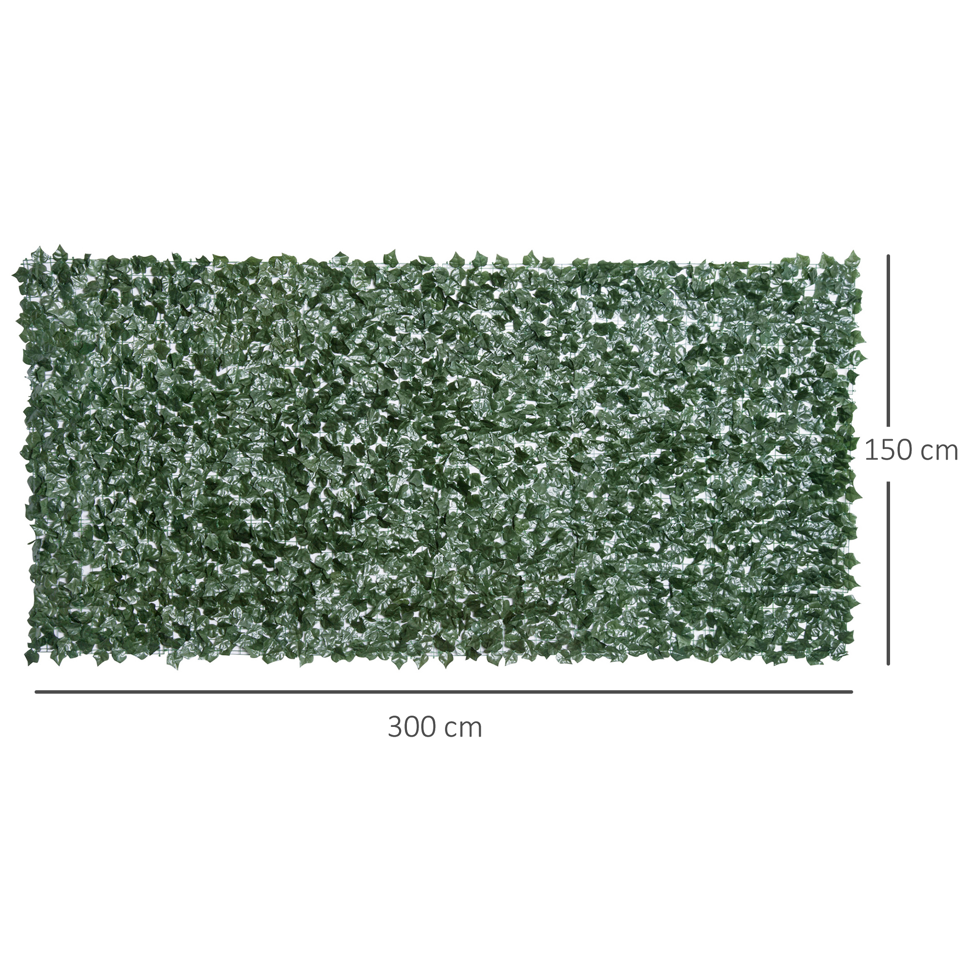 Dirbtinė gyvatvorė 300 × 150 cm 2