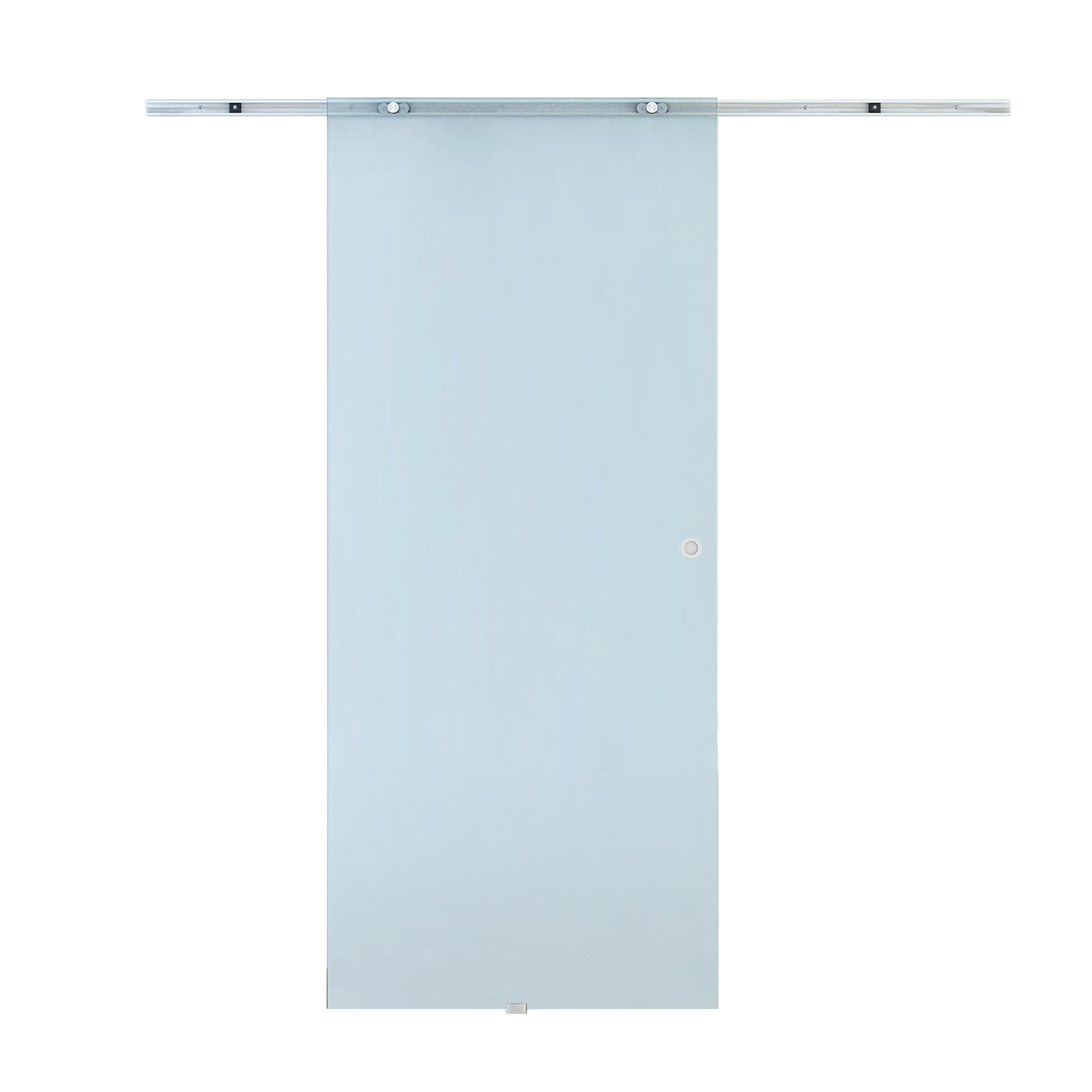 Stiklinės stumdomos durys, satininis stiklas, 102,5 × 205 cm
