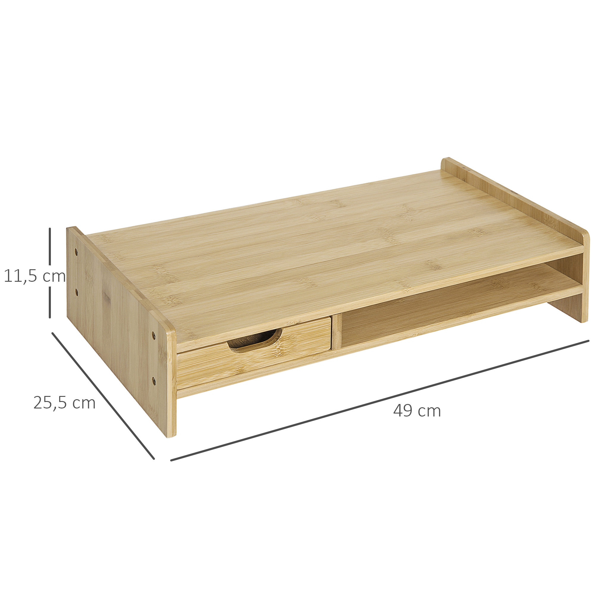 Monitoriaus stovas 49 × 25,5 × 11,5 cm 2