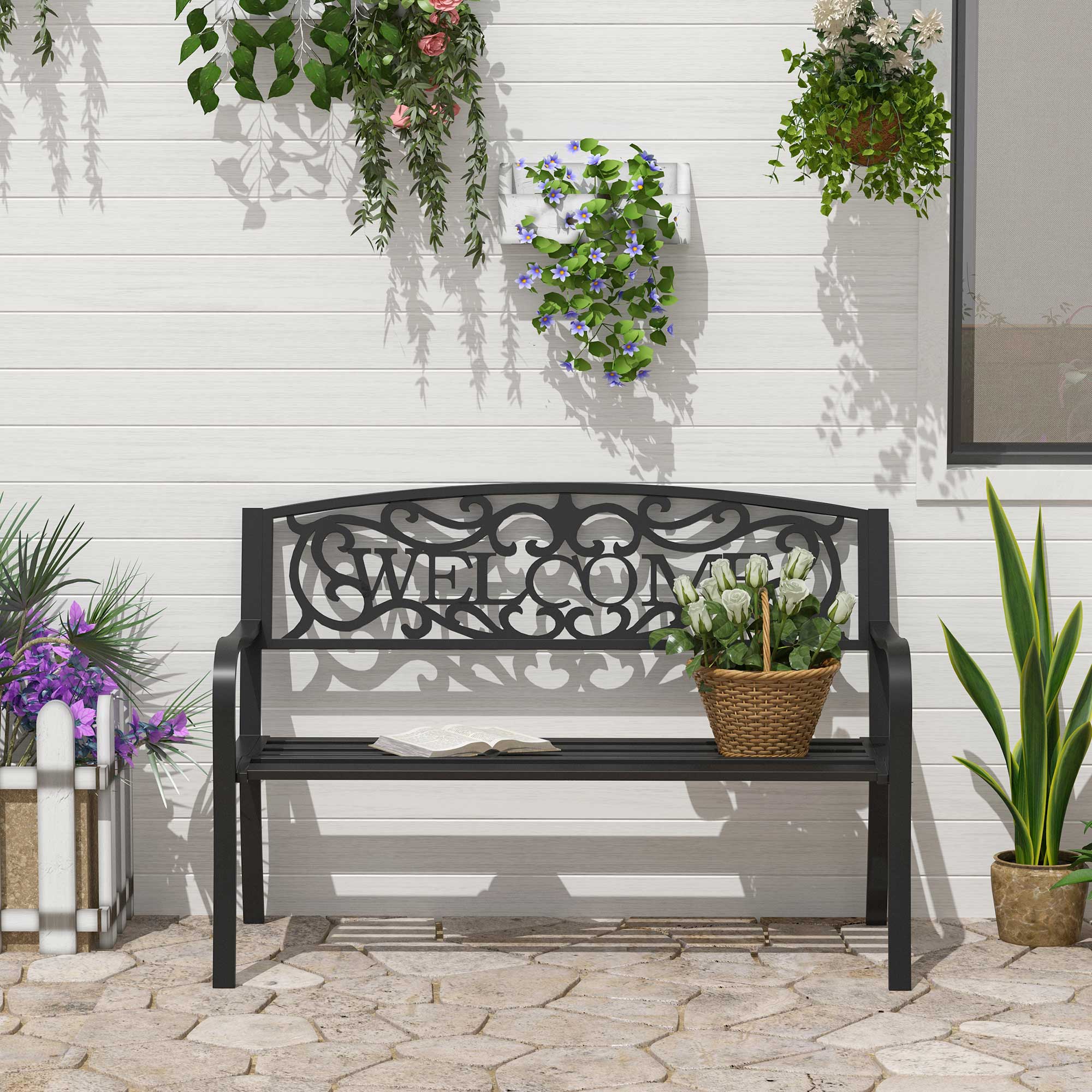 Sodo suoliukas 127 × 60 × 87 cm