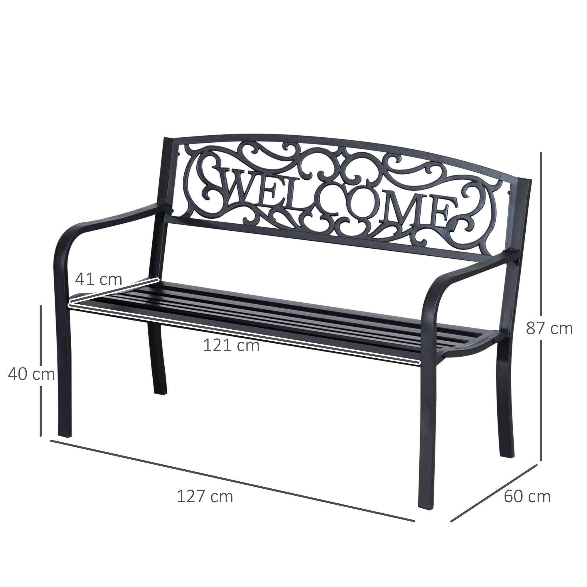 Sodo suoliukas 127 × 60 × 87 cm 2