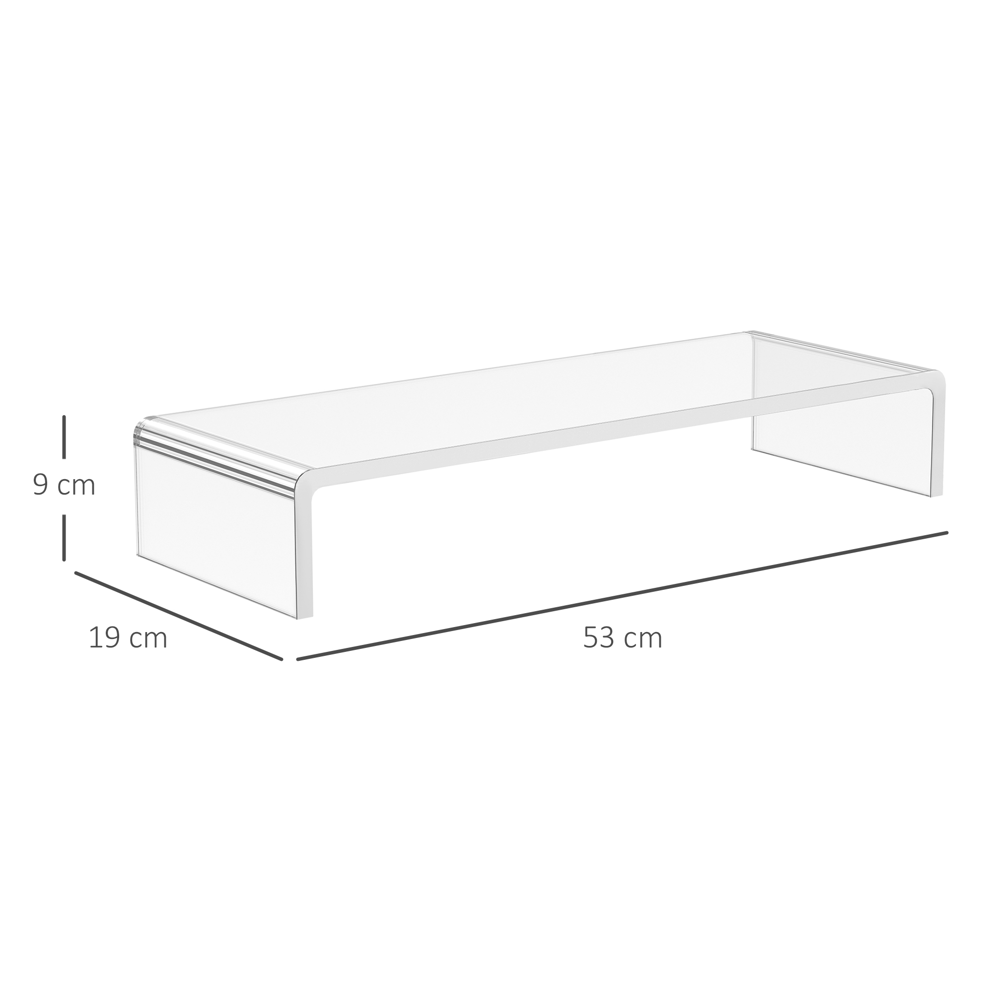 Monitoriaus stovas 53 x 19 x 9 cm 2