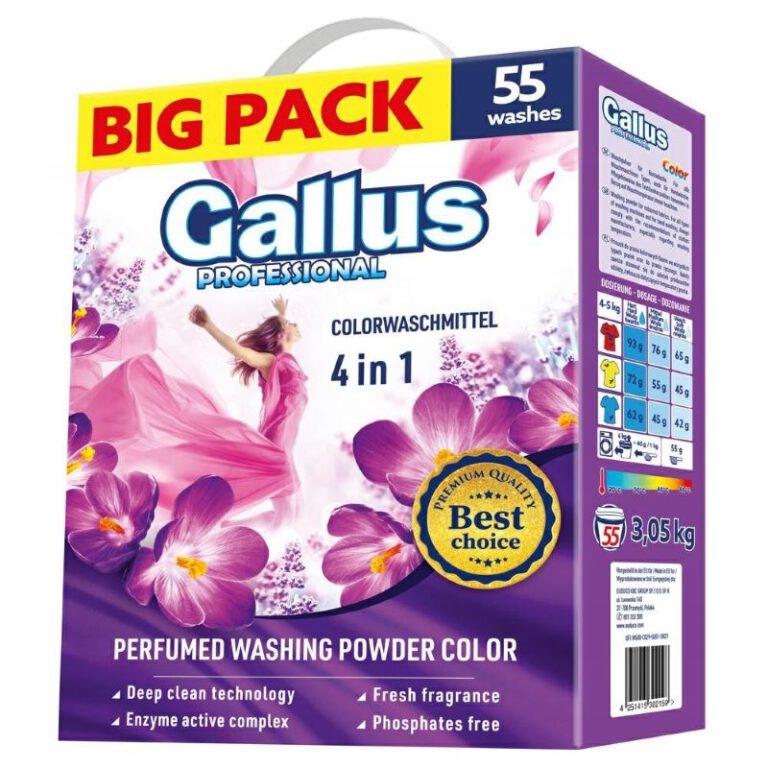 Gallus skalbimo milteliai, 6,05kg