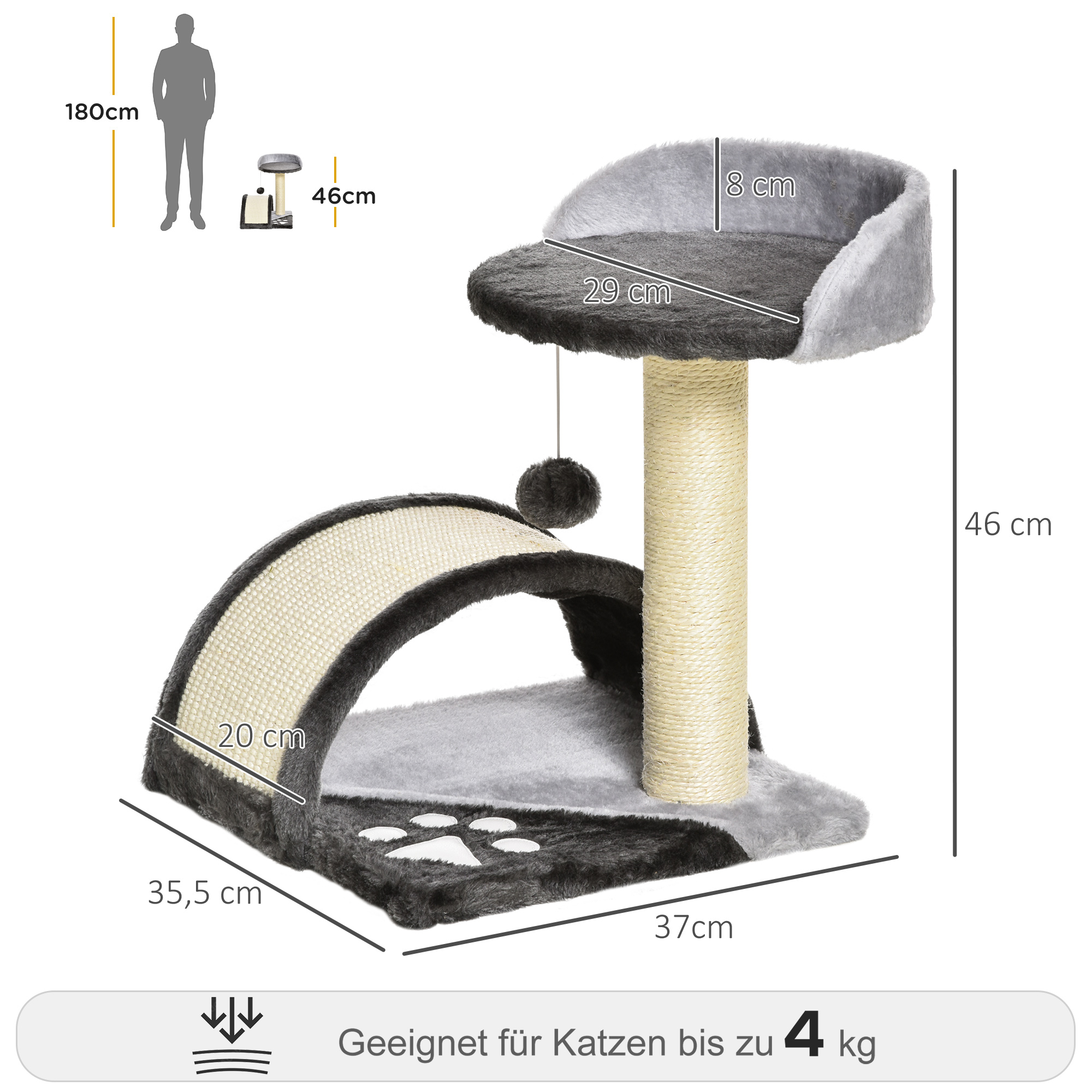 Katinų draskyklė 46 cm 2