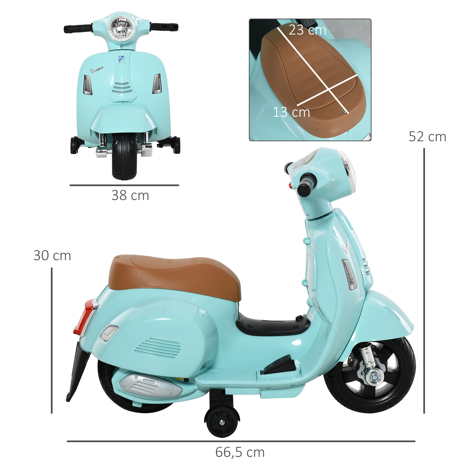 Elektrinis motociklas Žalias 2