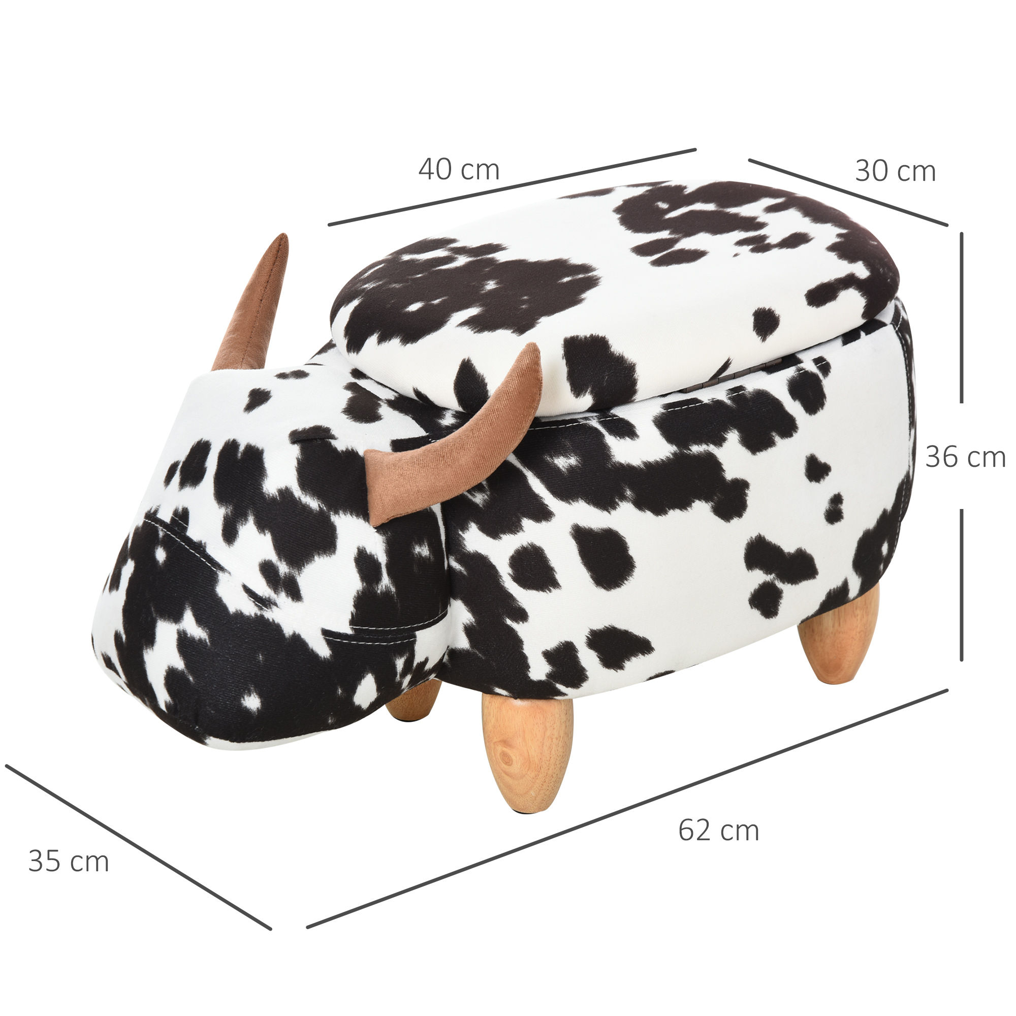 Pufas 62 × 35 × 36 cm 2