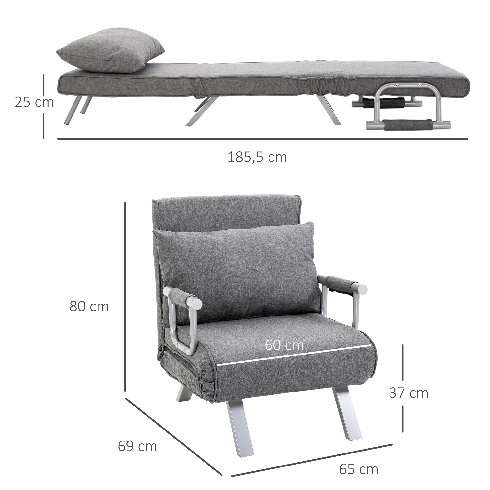 Miegamas fotelis 65 × 69 × 80 cm 2