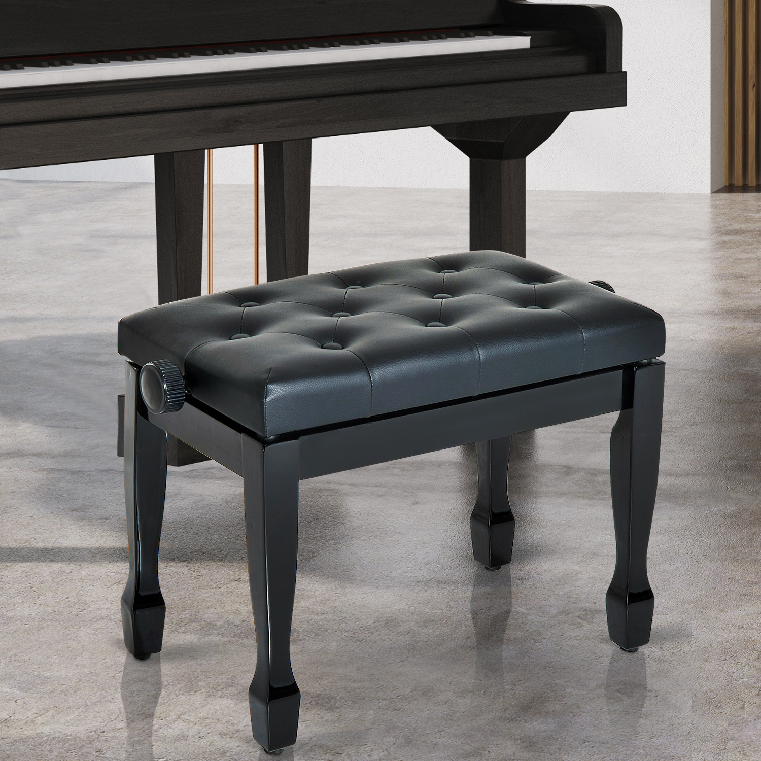 Pianino suoliukas 64 x 35 x 45–55 cm