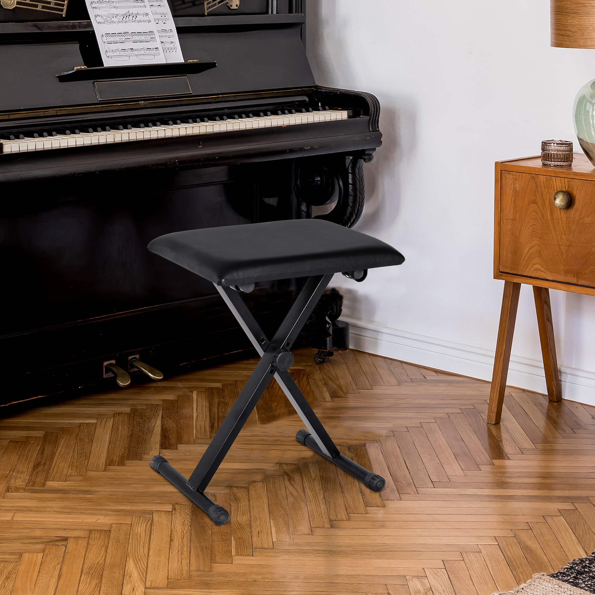 Pianino suoliukas 39 × 29 × 37–47 cm
