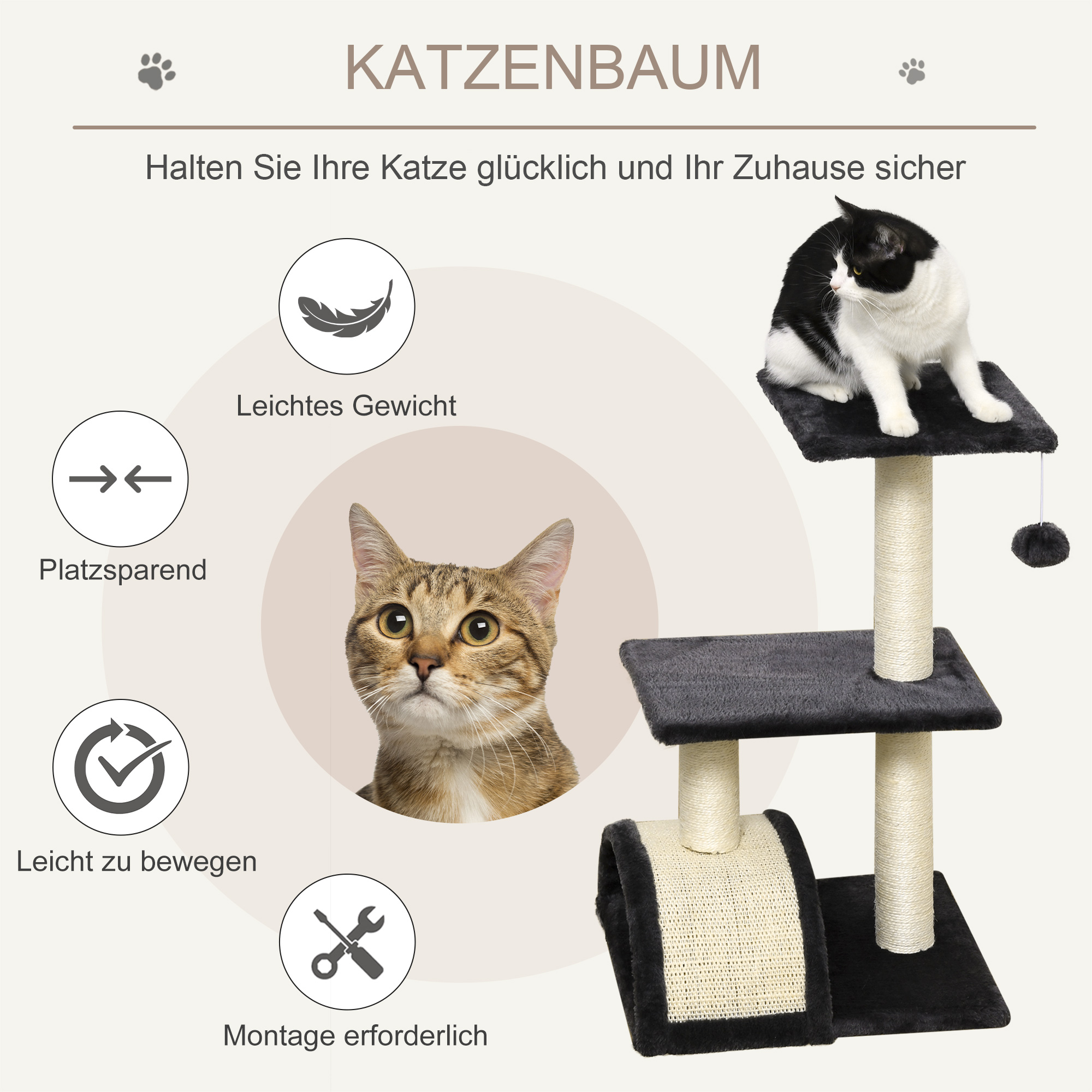 Katinų draskyklė 72 cm 3