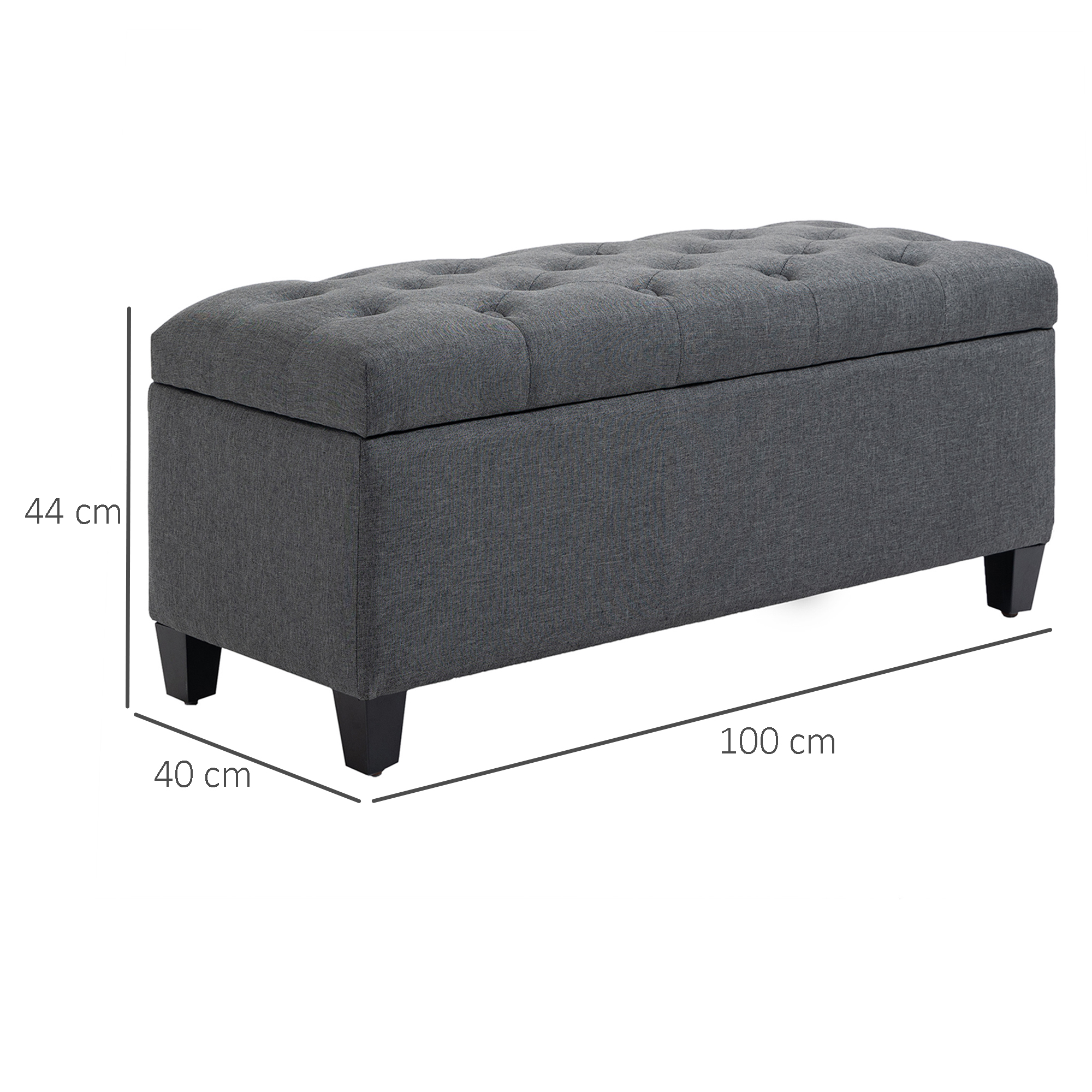Pufas 100 × 40 × 44 cm 2