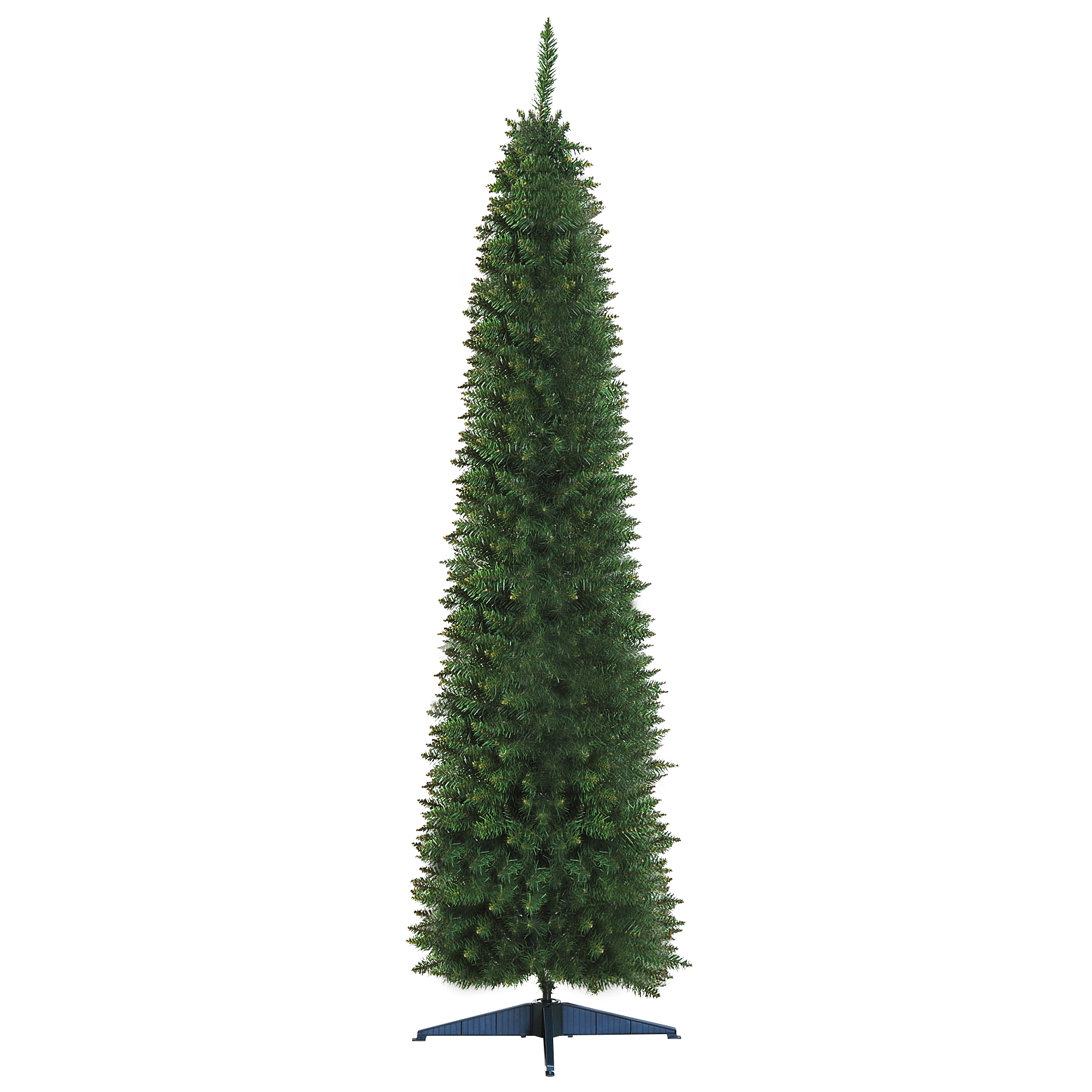 Dirbtinė kalėdinė eglutė su stovu, žalia, Ø 60 × 210 cm