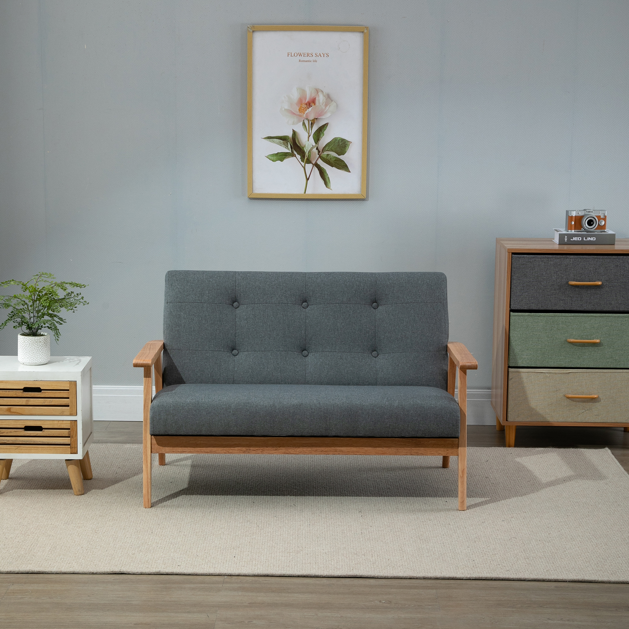Sofa 2 vietų 115 cm