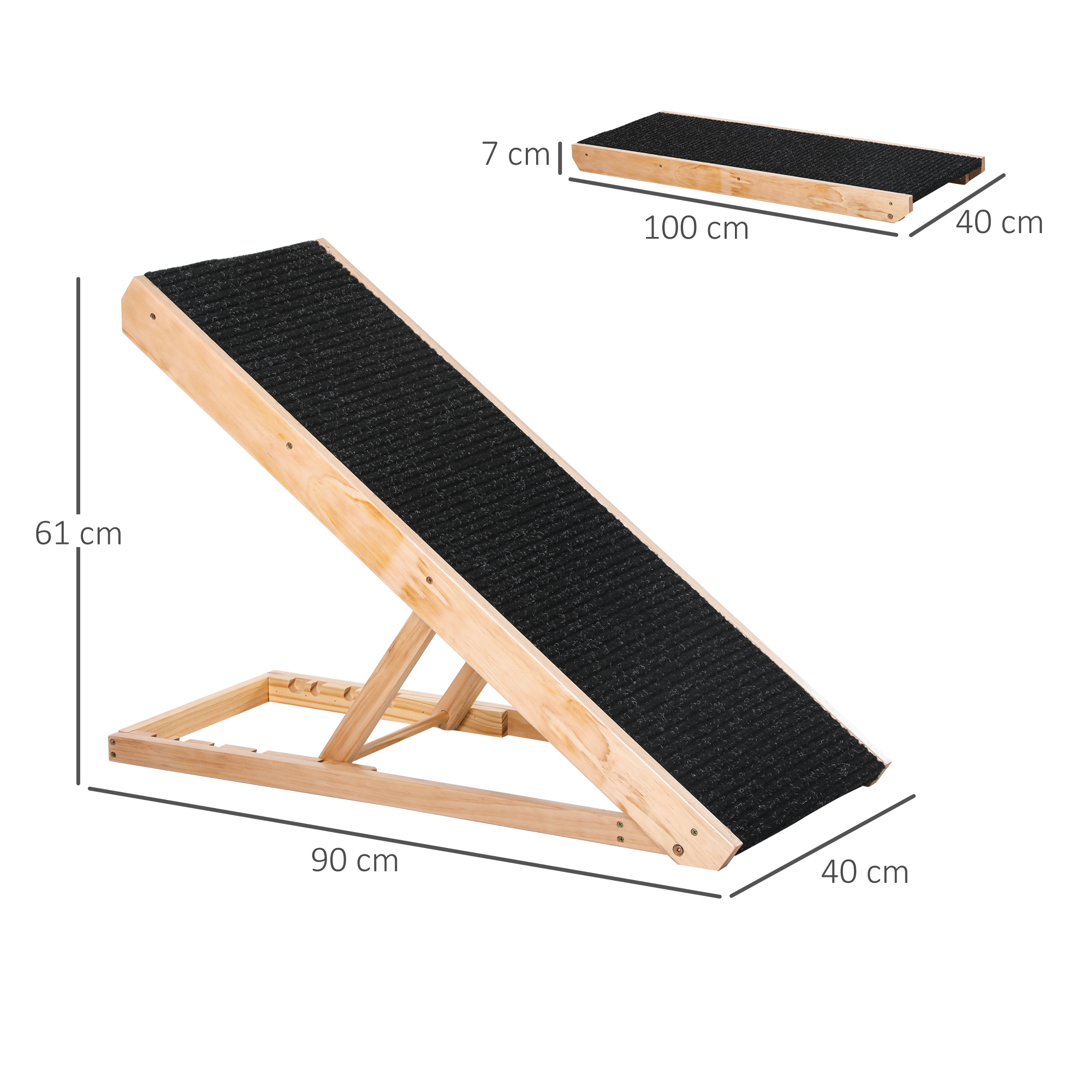 Rampa augintiniui 90 × 40 × 61 cm 2