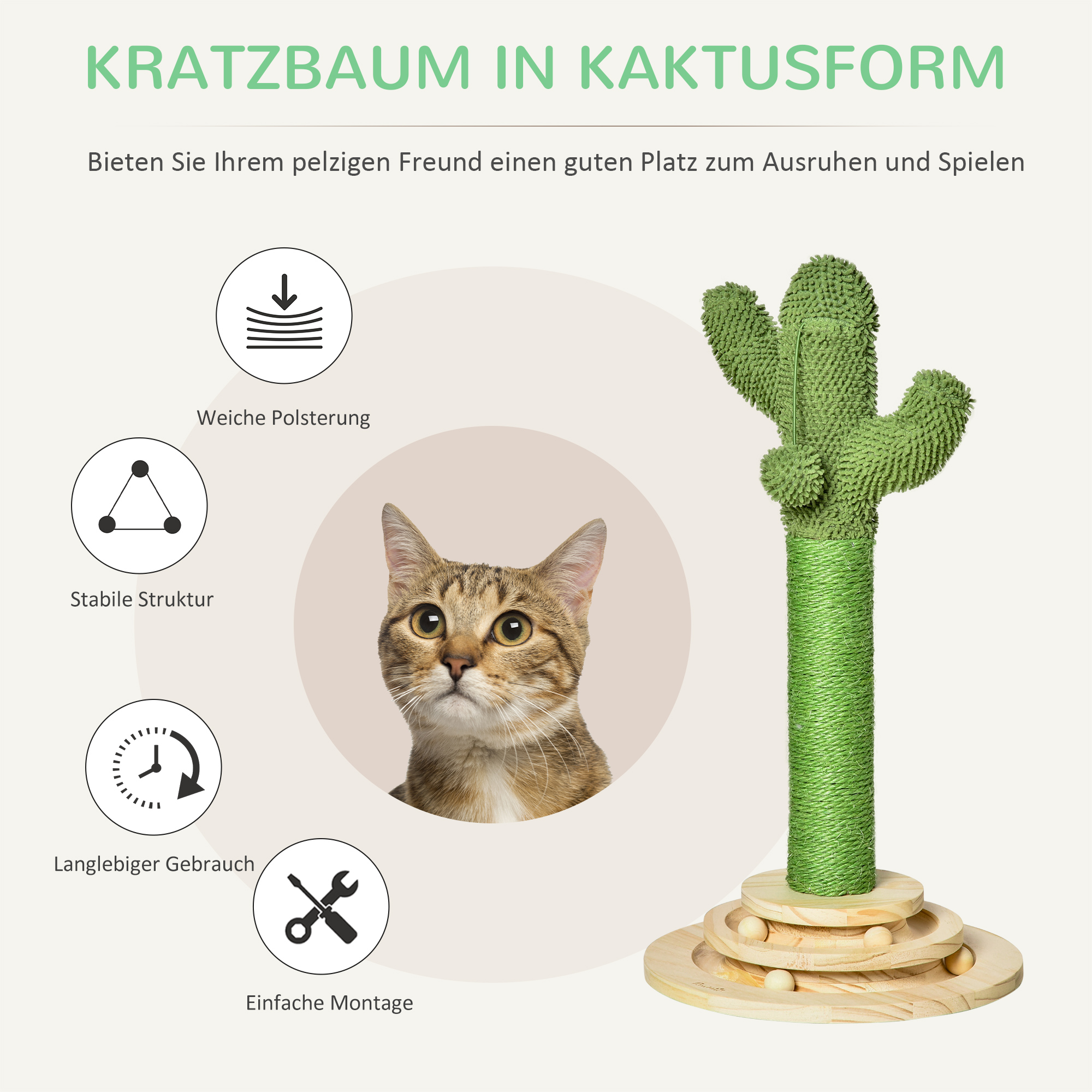 Kačių draskyklė 60 cm 3