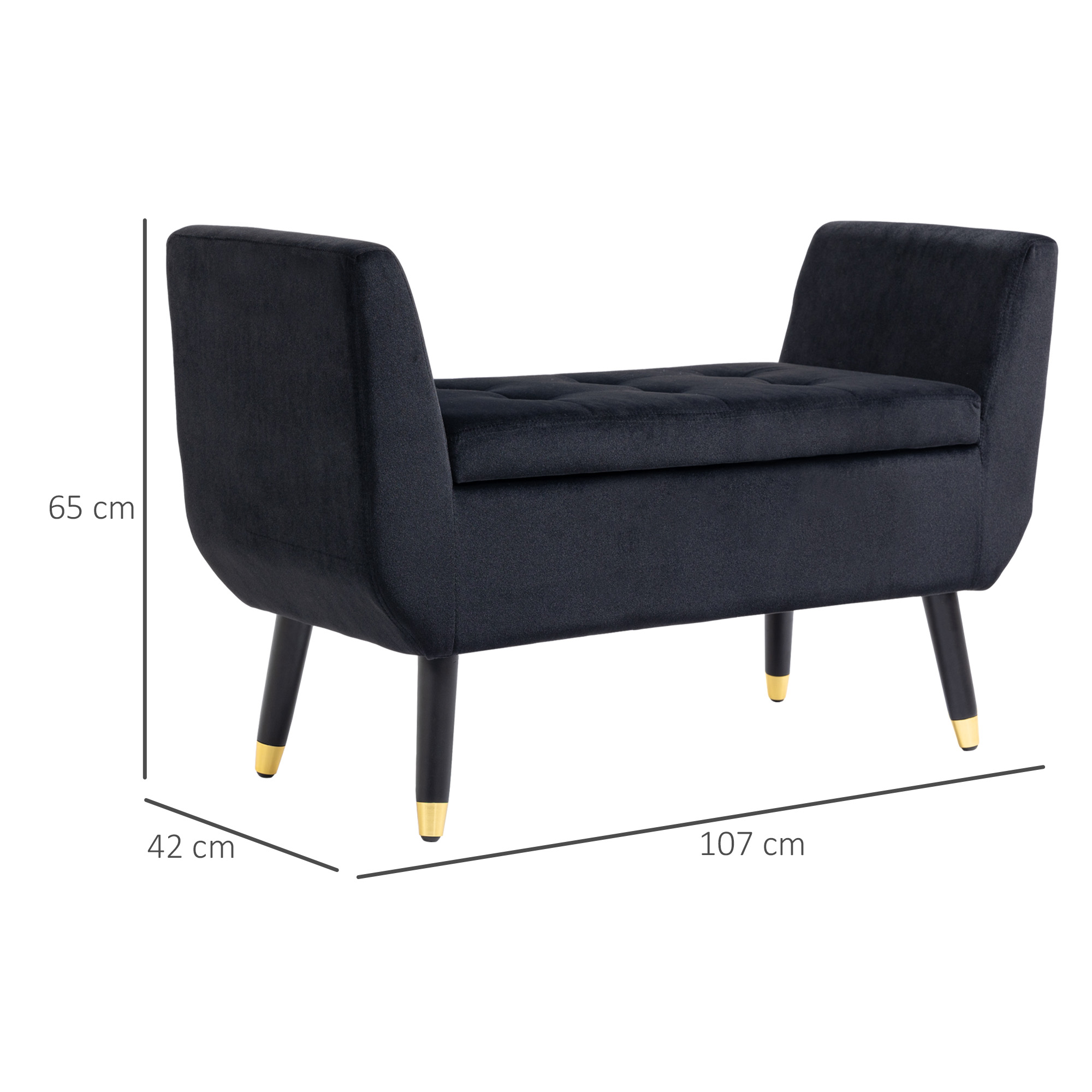 Pufas 107 × 42 × 65 cm 2