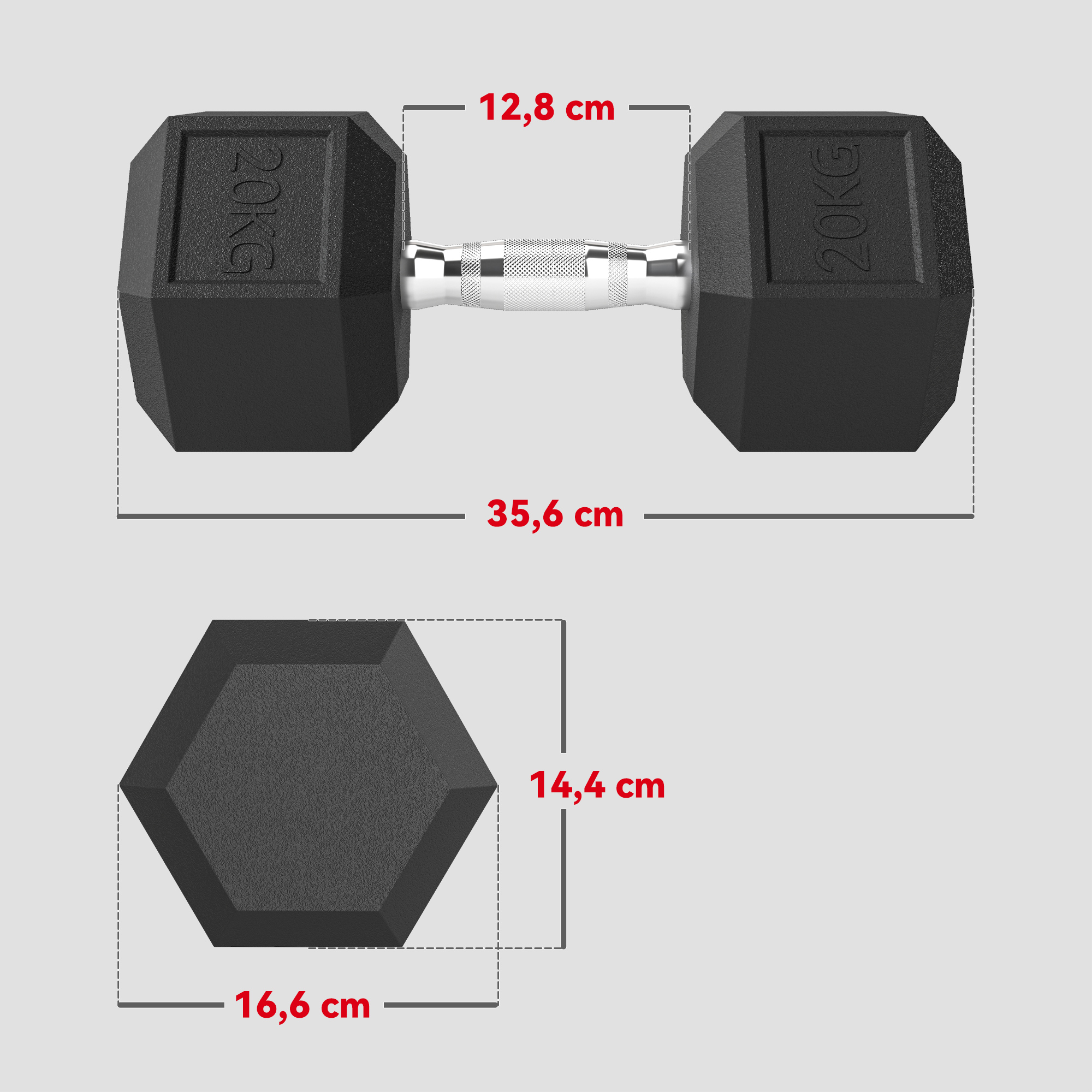 Hantelis 20 kg 2