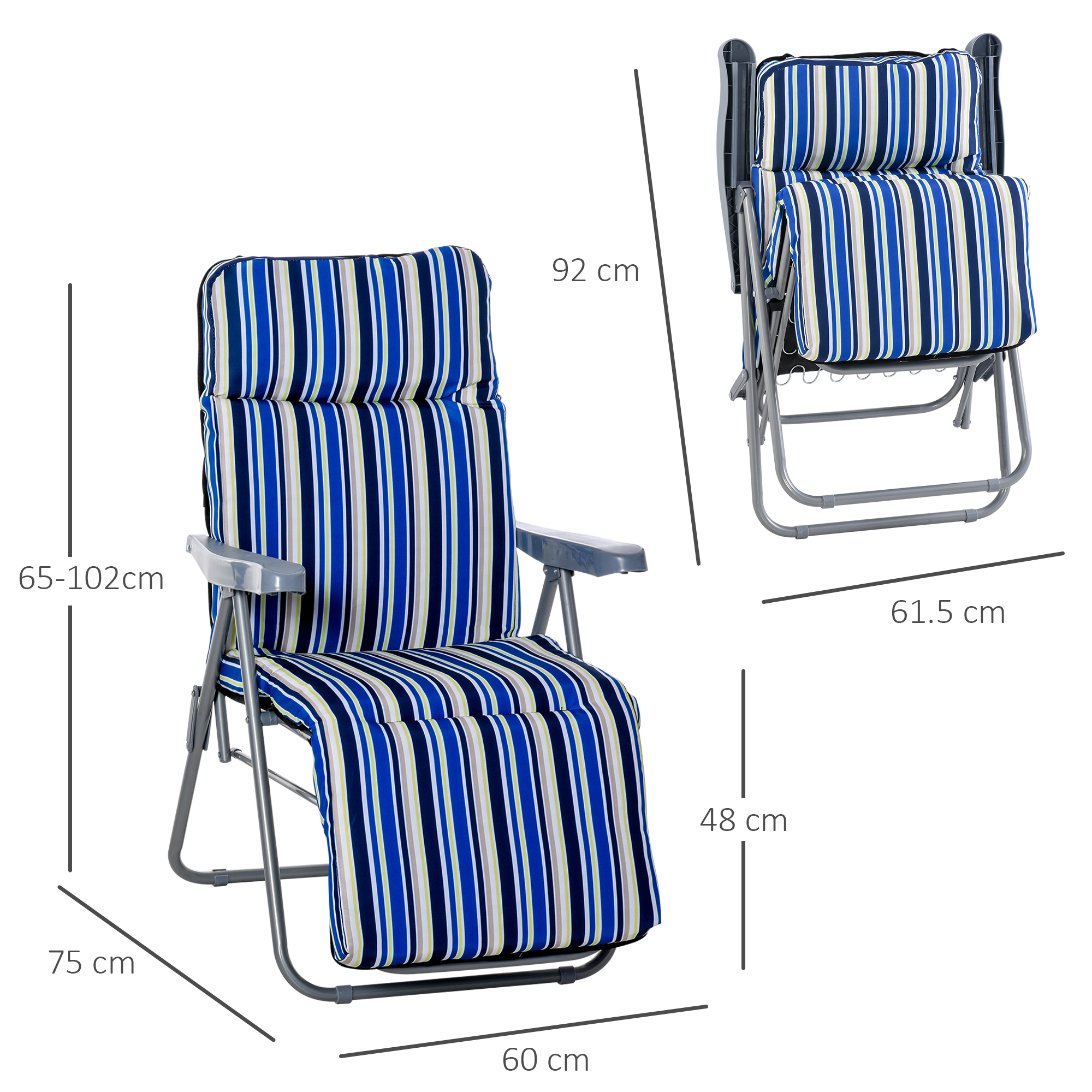 Lauko gultai 60 × 75 × 65–102 cm 2