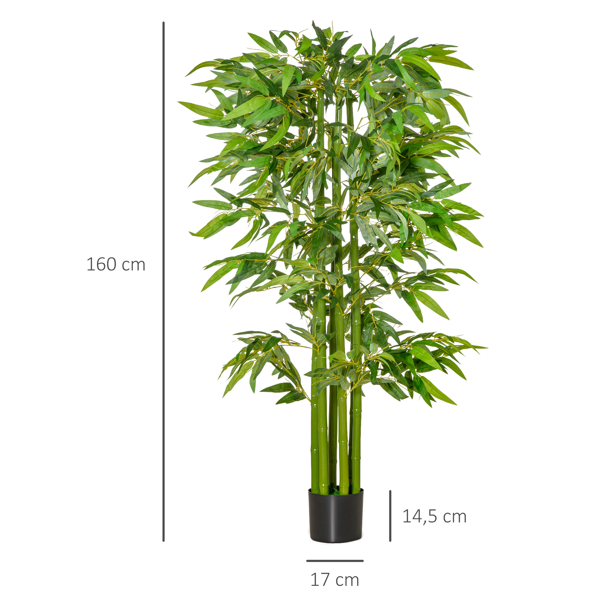 Dirbtinis bambukas 160 cm 2