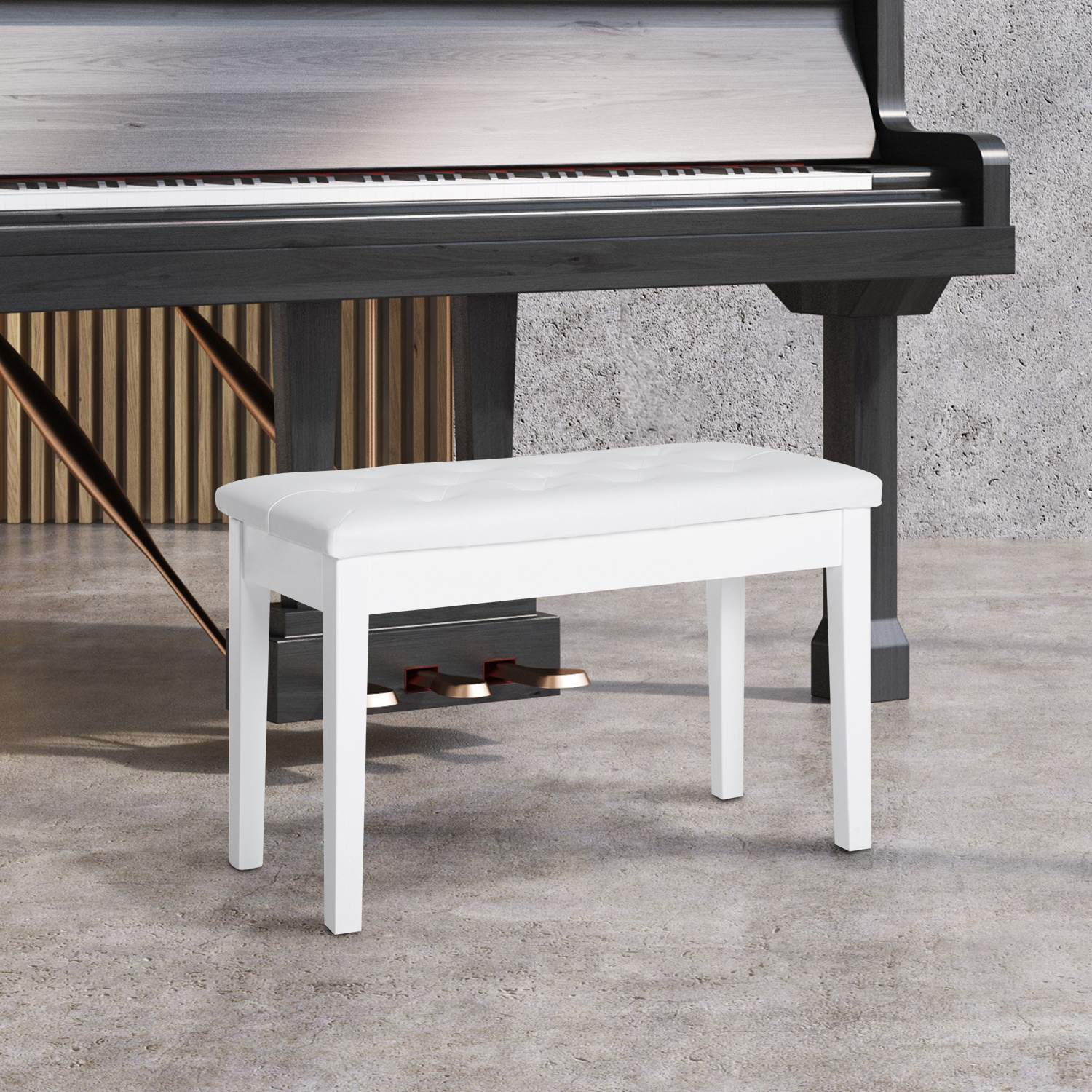 Fortepijono suoliukas 76 × 36 × 50 cm