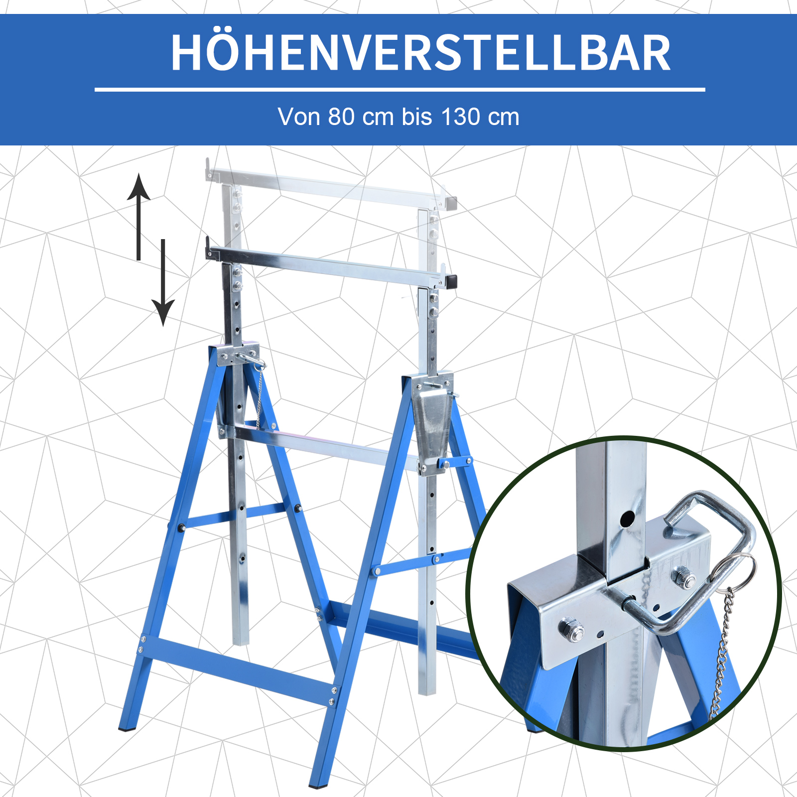 Darbo stovas 80–130 cm 2 vnt. 3