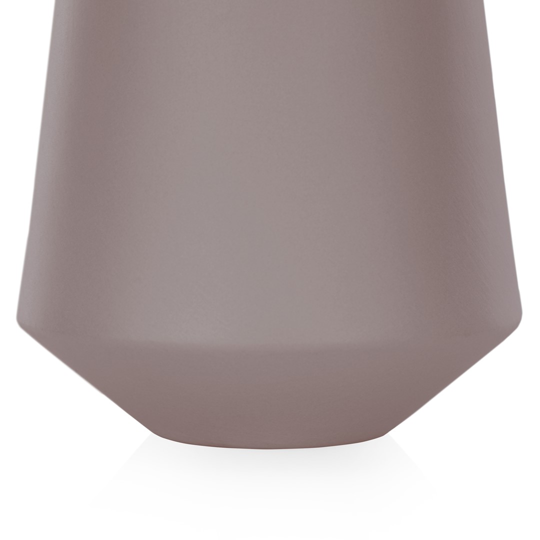 Keraminė vaza 22,5 cm kapučino