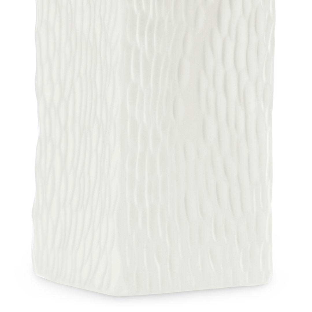Keraminė vaza 22,7 cm kremine spalva