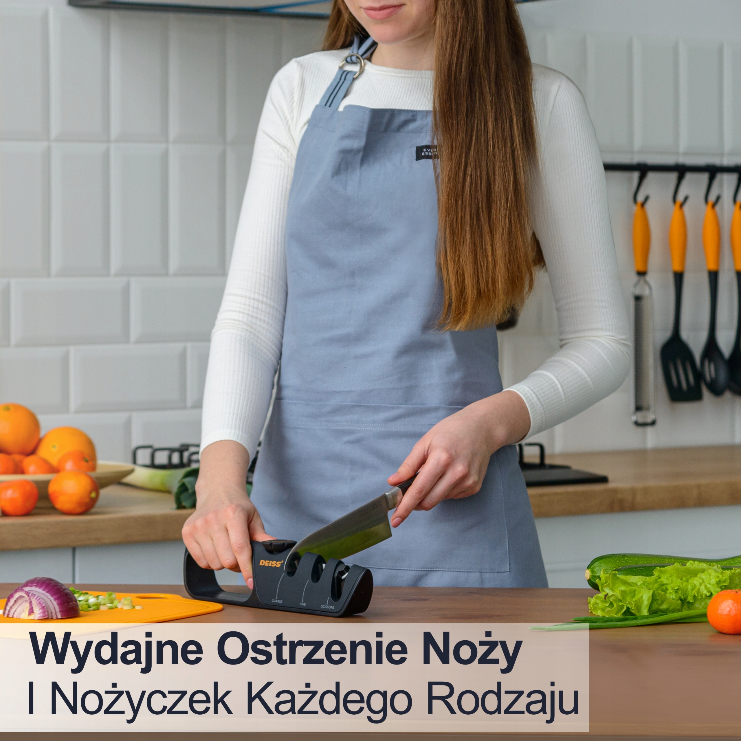 Deiss Pro Peilių galąstuvas su reguliuojamu galandimo kampu, 1 vnt.