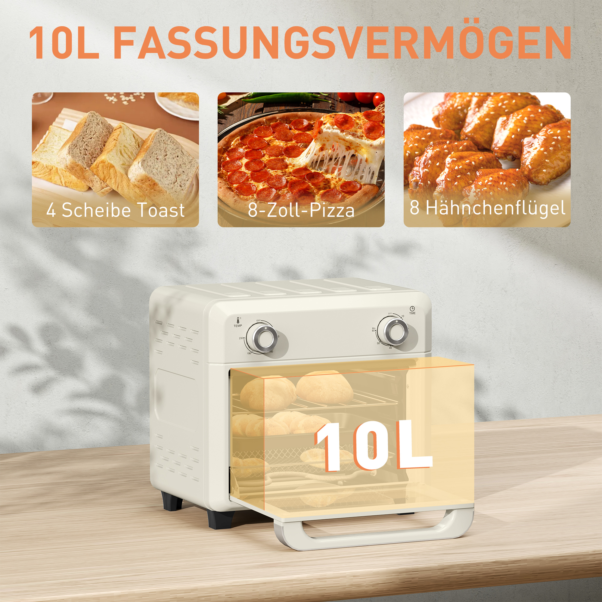 Mini orkaitė 10 l 3