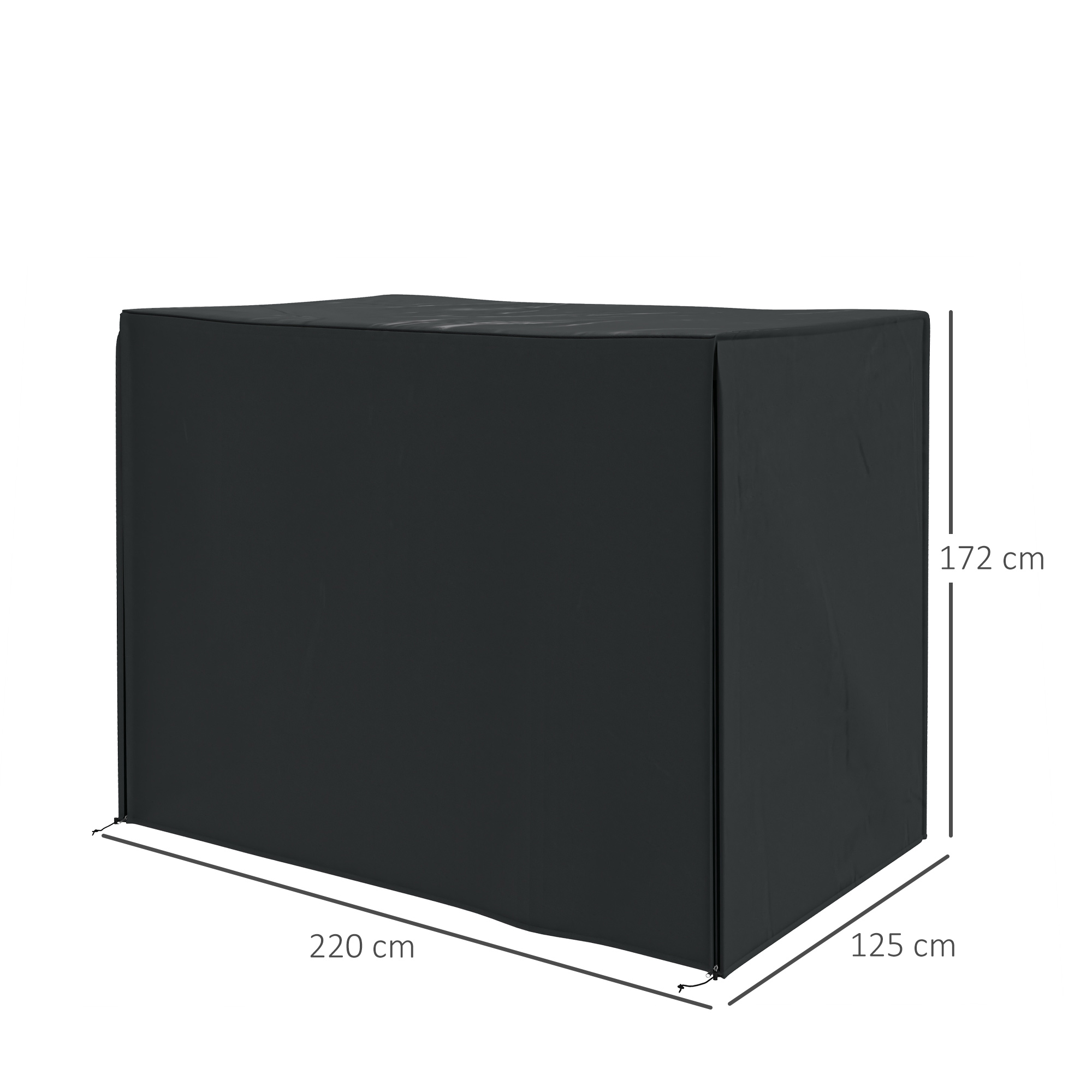 Uždangalas Hollywood sūpynėms 220 × 125 × 172 cm 2