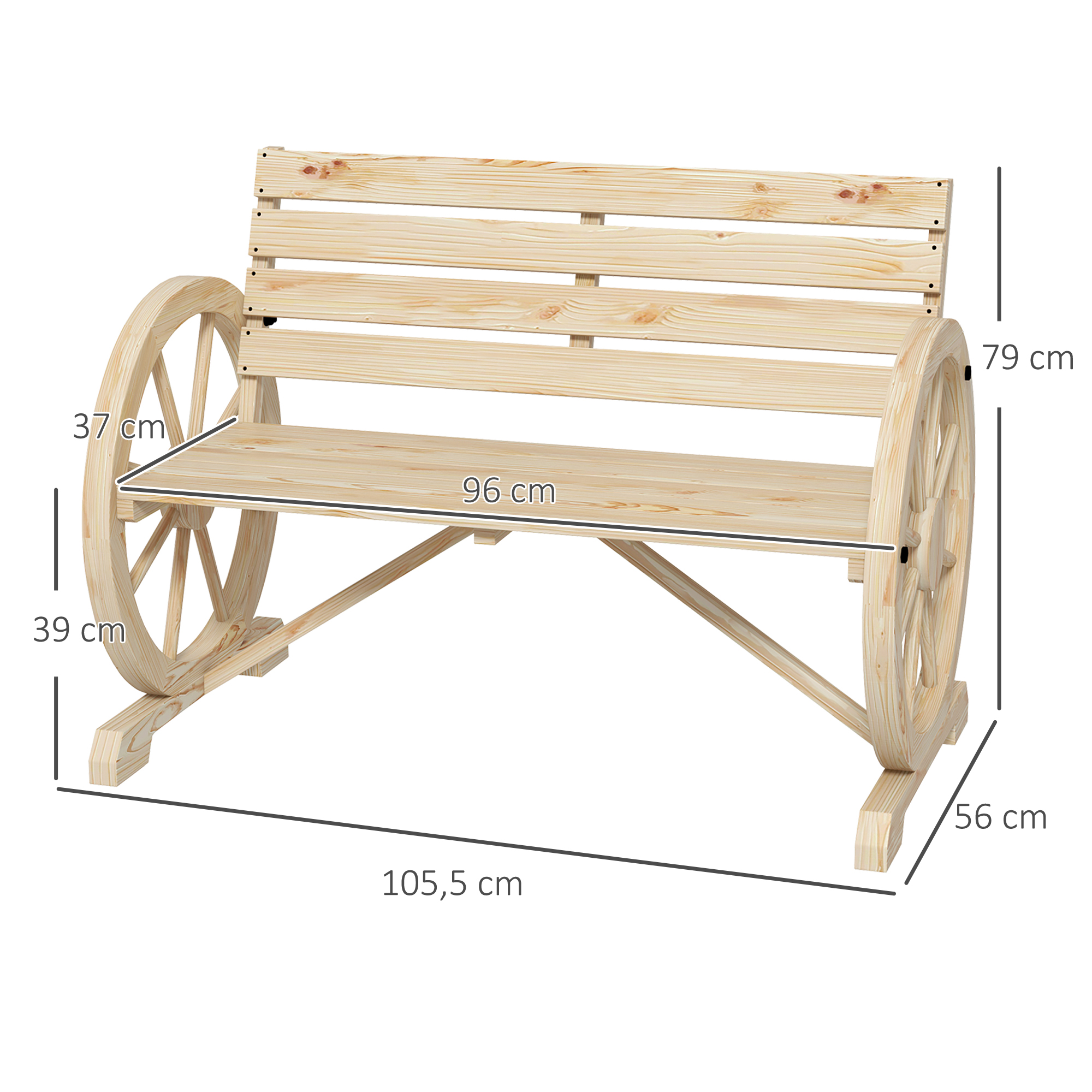 Sodo suolas 105,5 × 56 × 79 cm 2