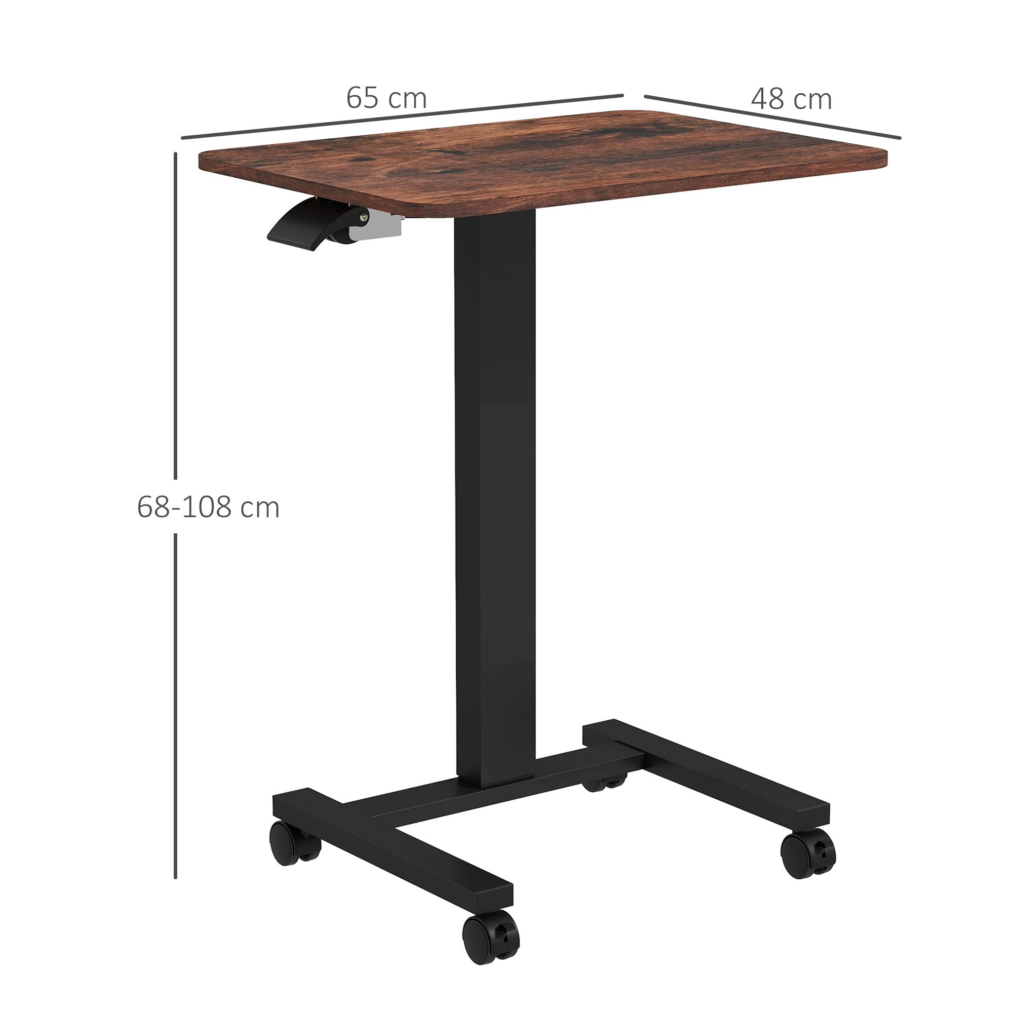 Stalas 65 × 48 × 68–108 cm 2