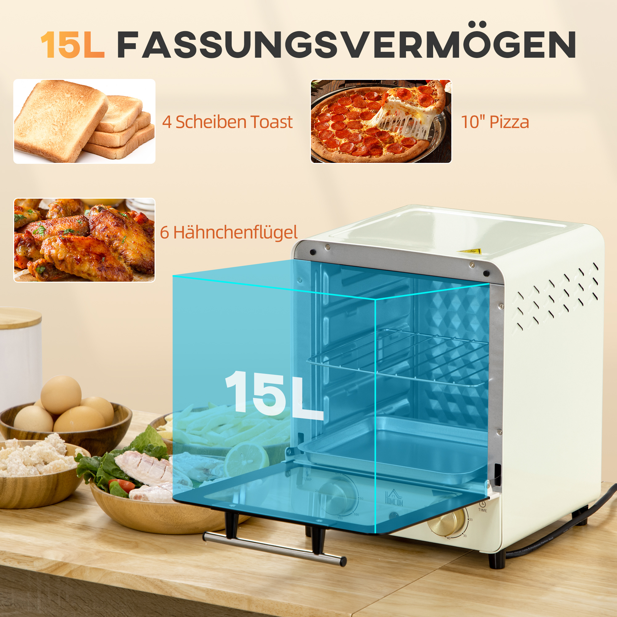 Mini orkaitė 15 l 3