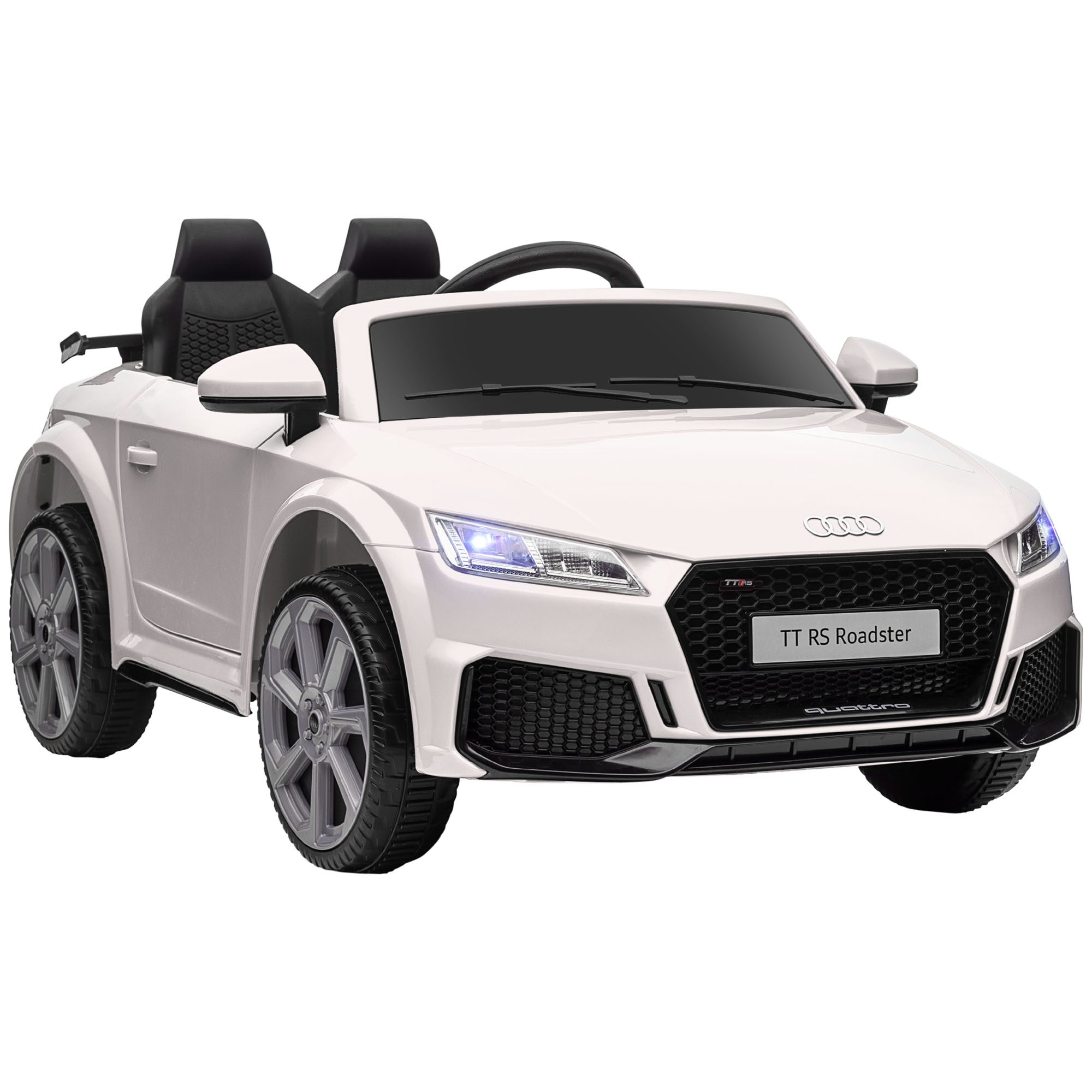 Vaikiškas elektrinis automobilis baltas