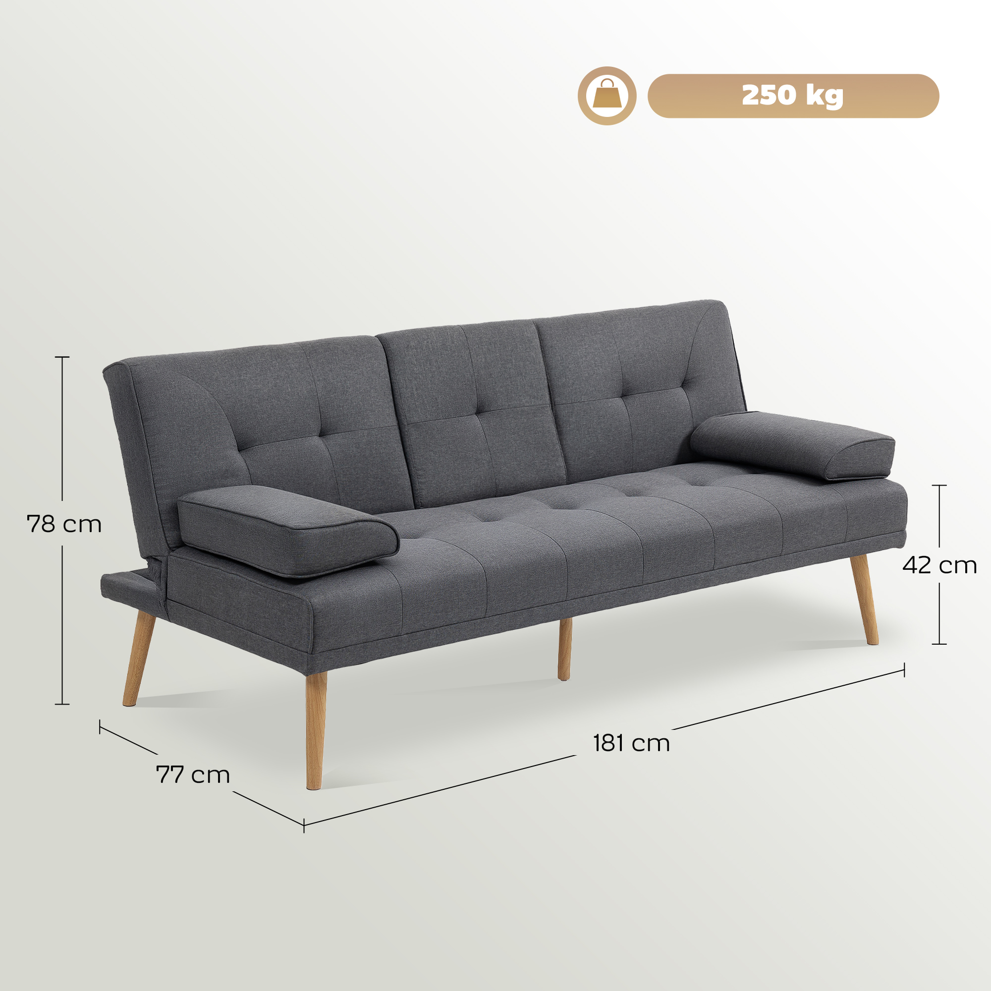 Sofa tamsiai pilka 2