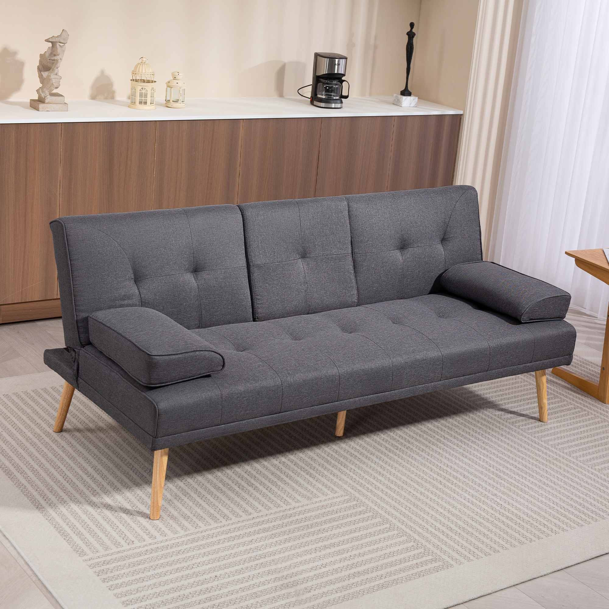 Sofa tamsiai pilka