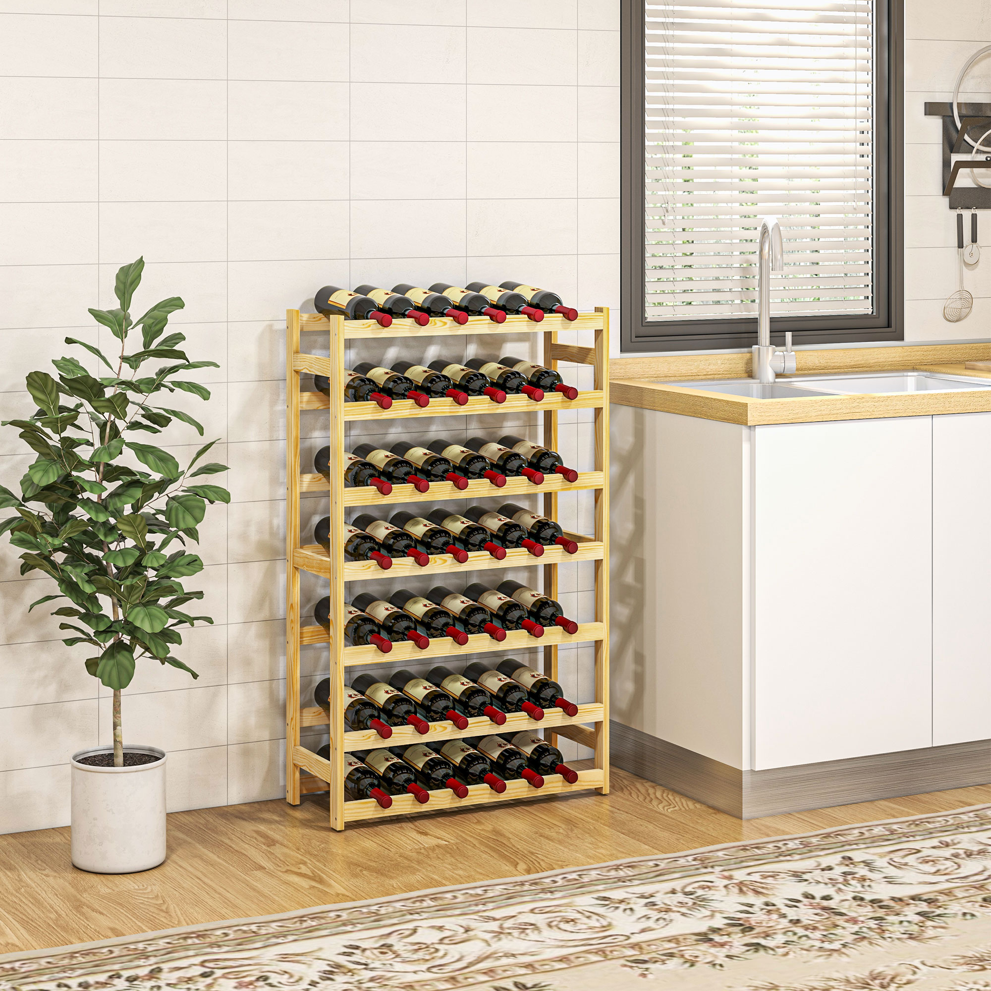 Vyno stovas 63x25x102 cm 42 vnt.