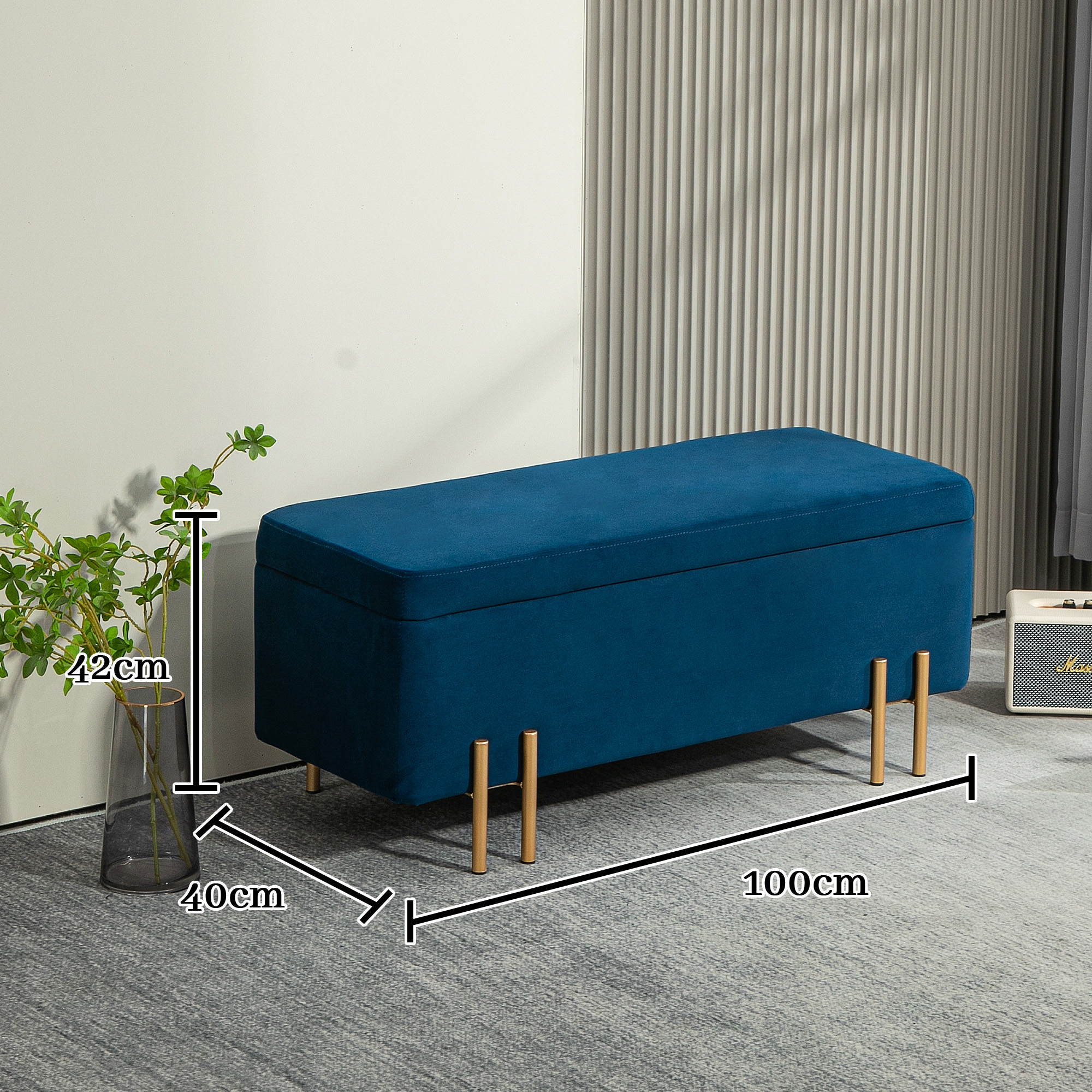 Pufas 100 × 40 × 42 cm 2