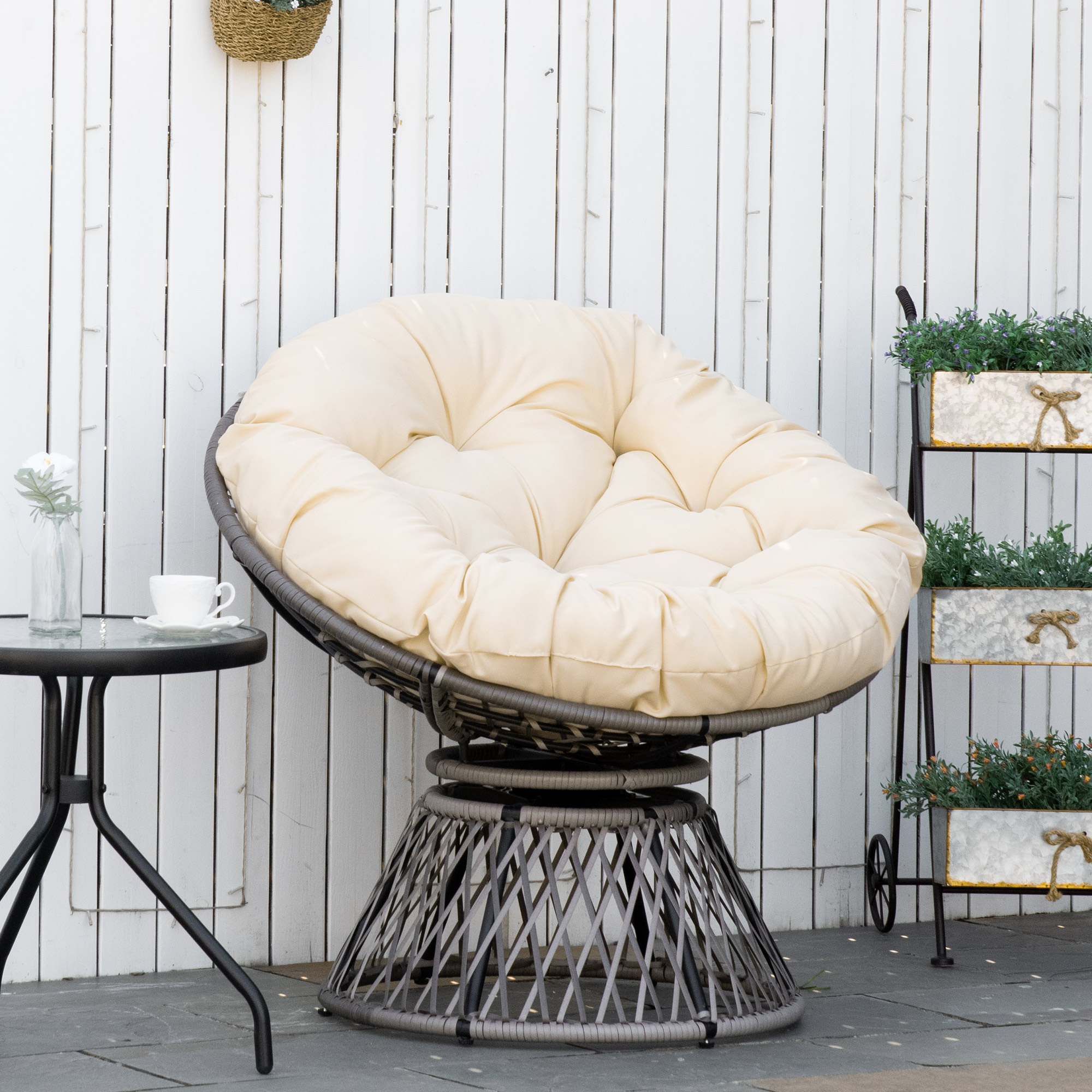 Papasan kėdė 87 × 97 × 86 cm