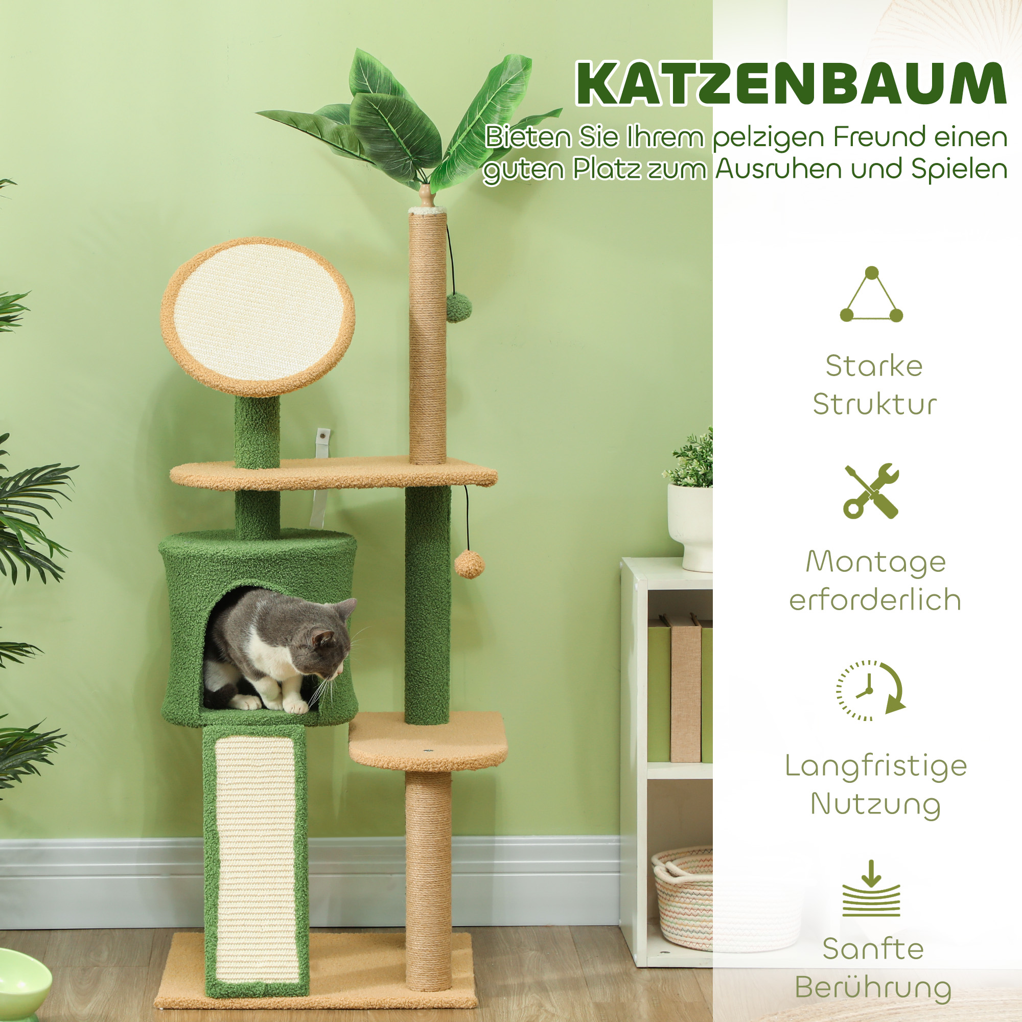 Katinų draskyklė 139 cm 3
