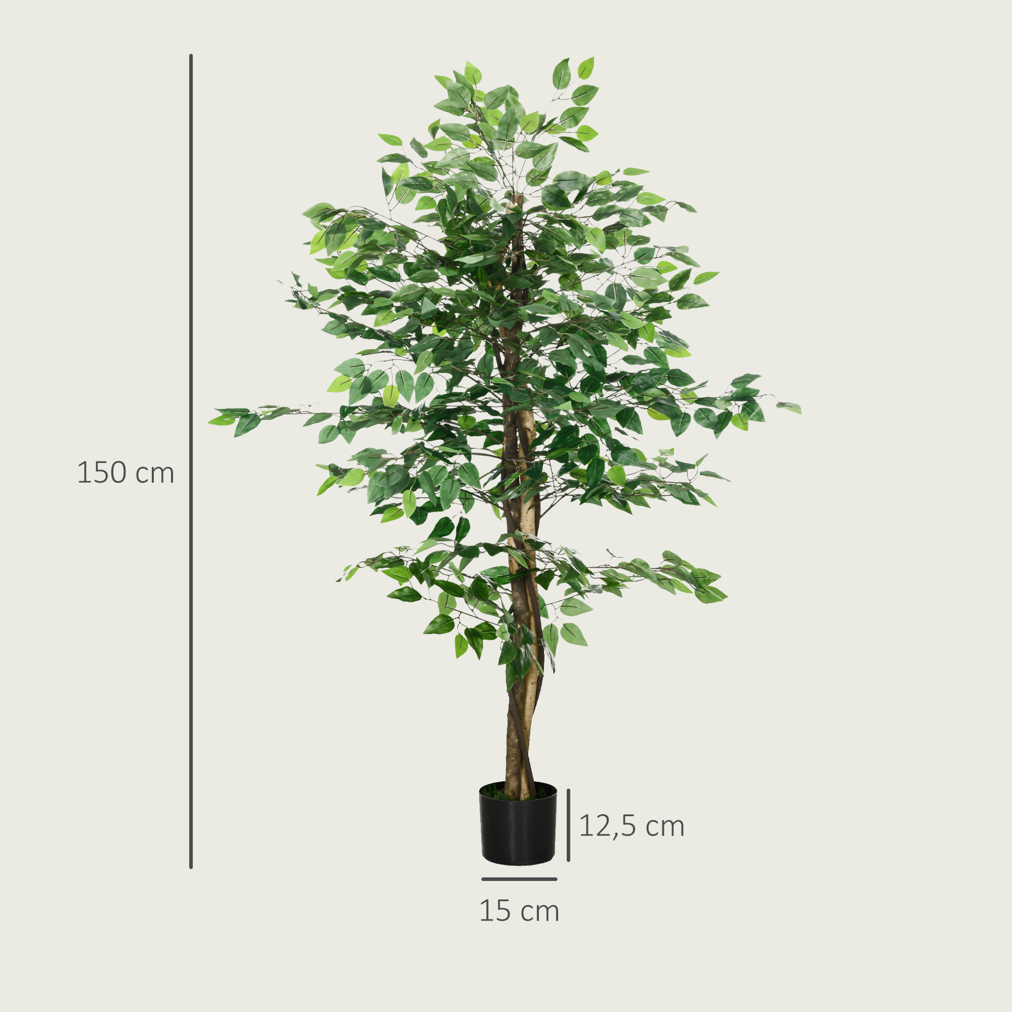 Dirbtinis fikusas 150 cm 2