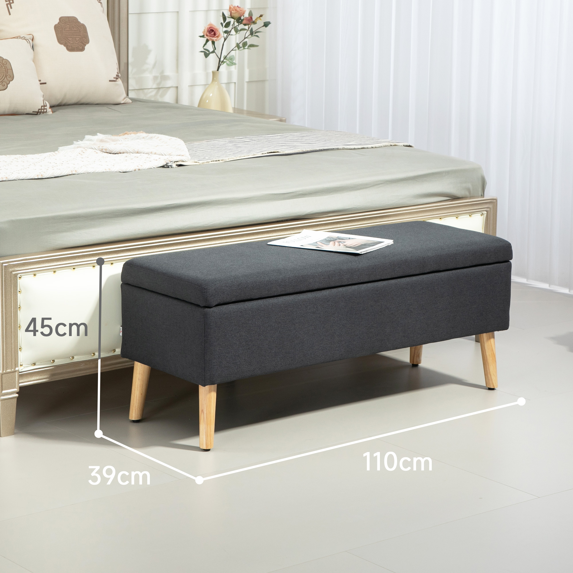 Suolas 110 x 39 x 45 cm 2