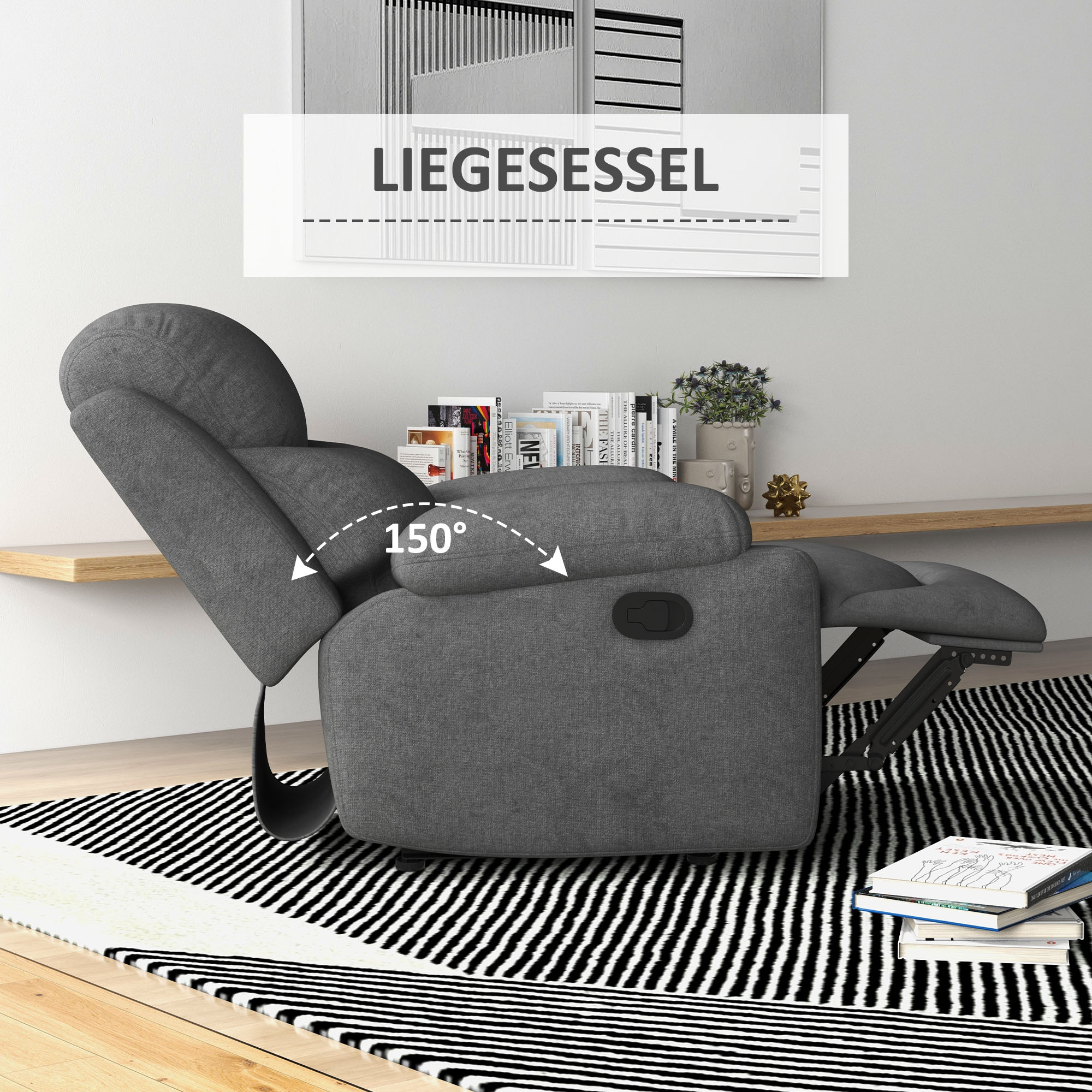 Poilsio krėslas 93 x 88 x 102 cm 3