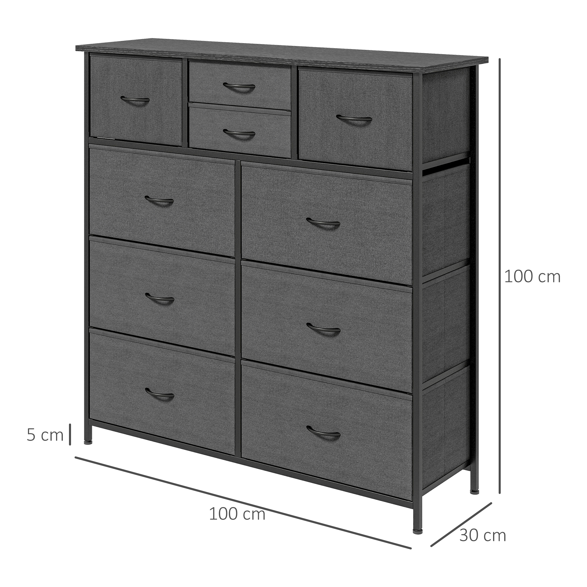 Komoda 100 × 30 × 100 cm 2