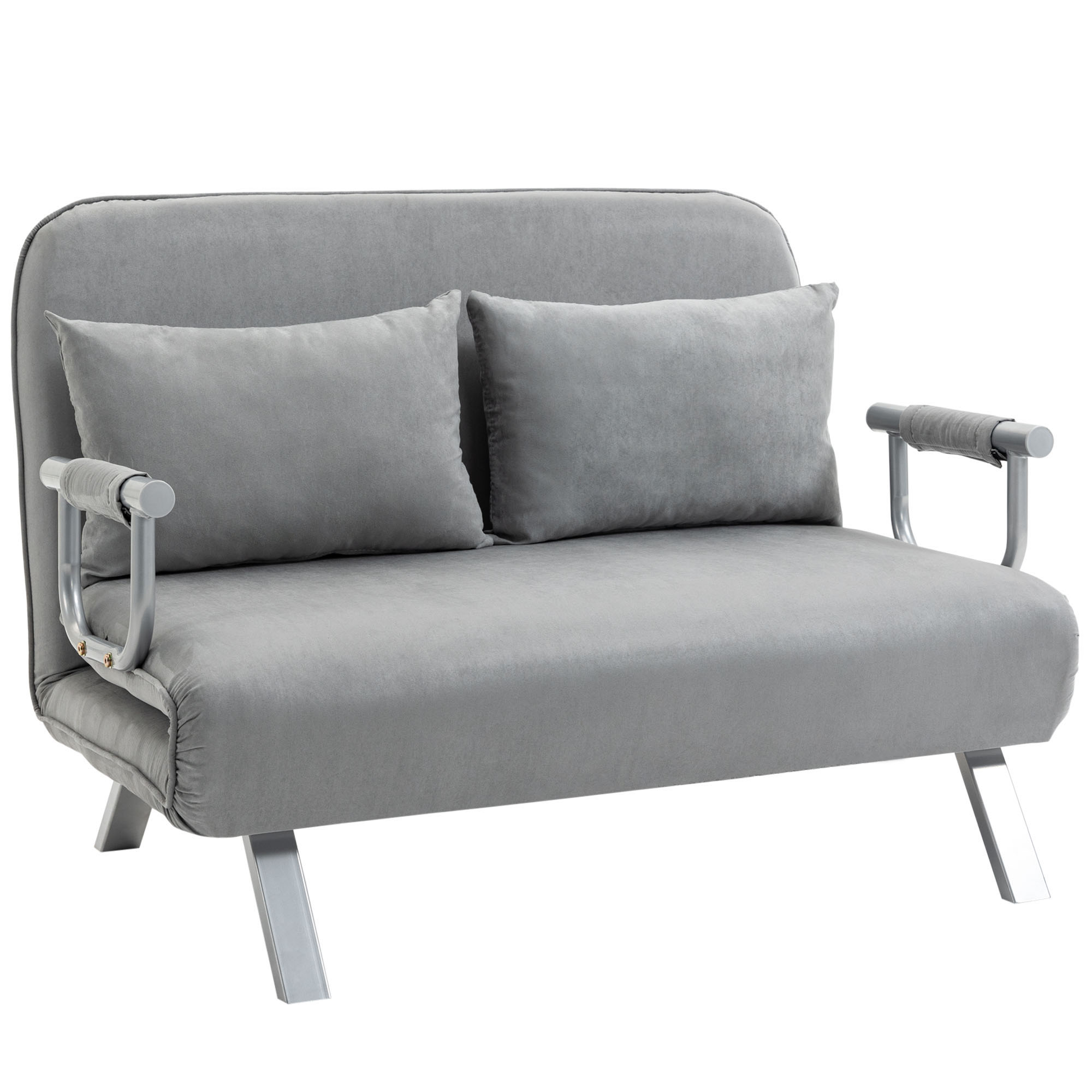 Sofa-lova šviesiai pilka